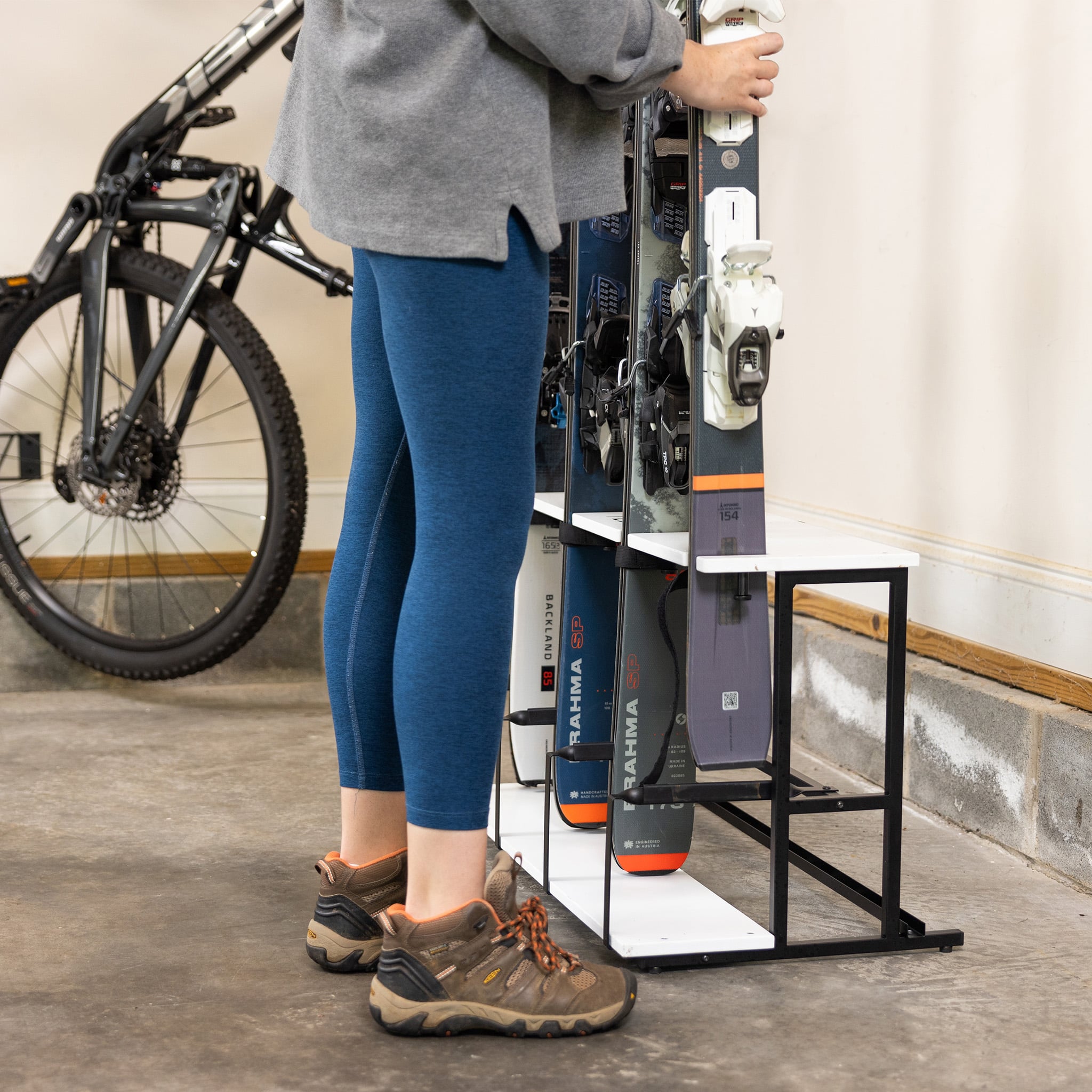 Wasatch Ski Organizer | Holds 4 Pairs of Skis & Poles - OVERLANDERS Outfitter