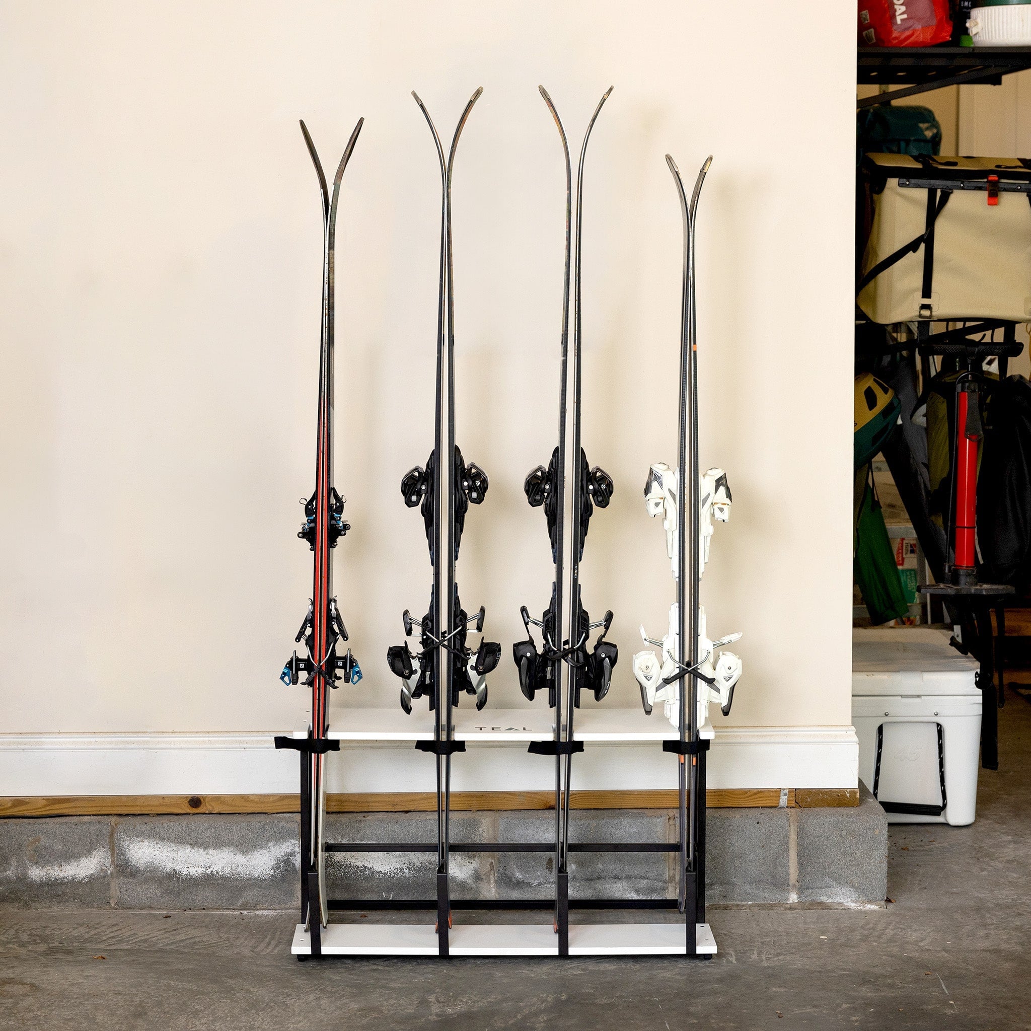Wasatch Ski Organizer | Holds 4 Pairs of Skis & Poles - OVERLANDERS Outfitter