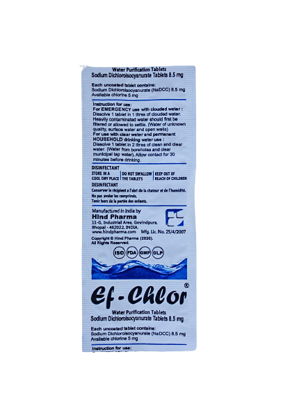 Water Purification Tablet Strips - 10 Tablets Each for Emergency Water Treatment - We The Collective