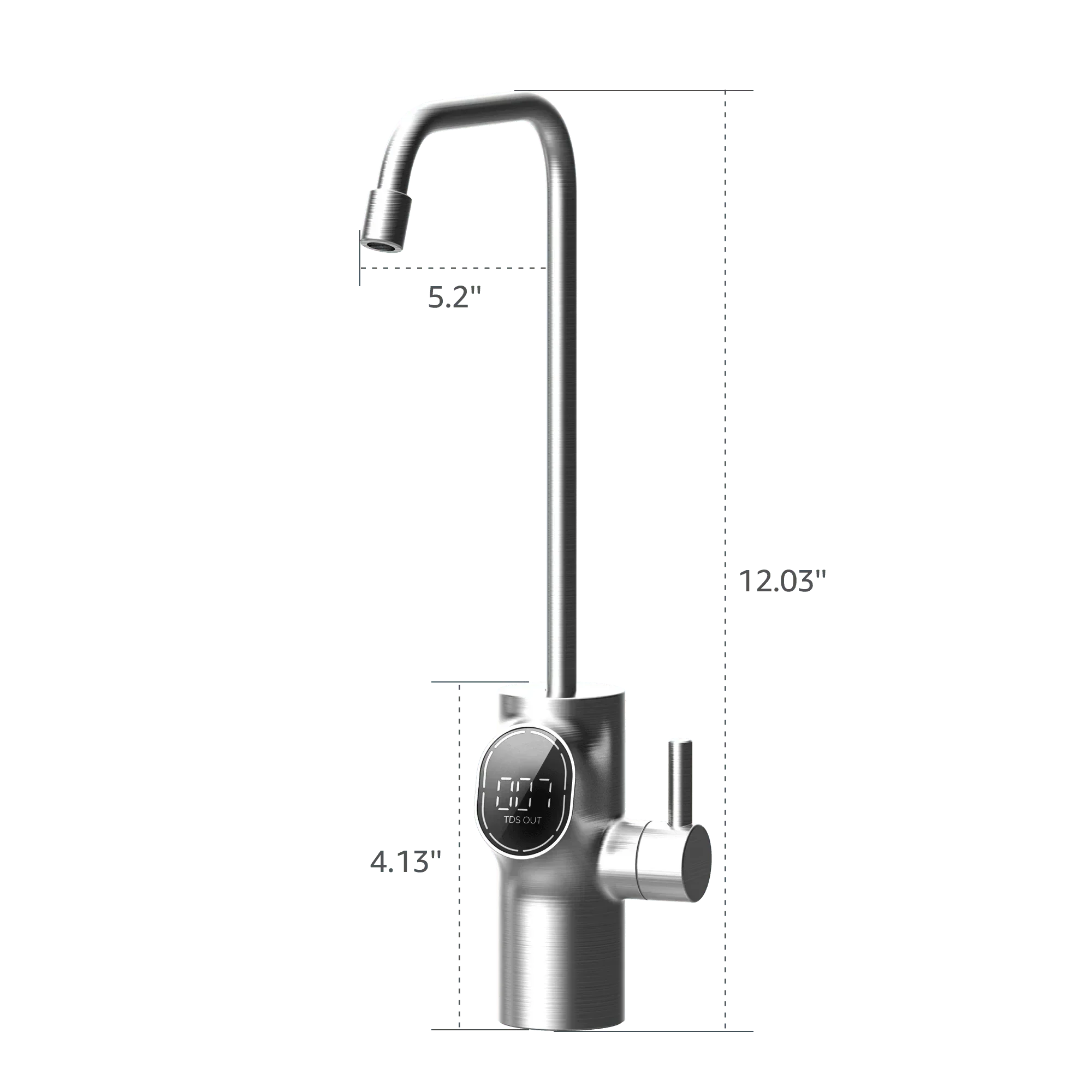 Green Vista Living Waterdrop D6 600GPD Under Sink Reverse Osmosis System installed under a kitchen sink with filters and tubing visible
