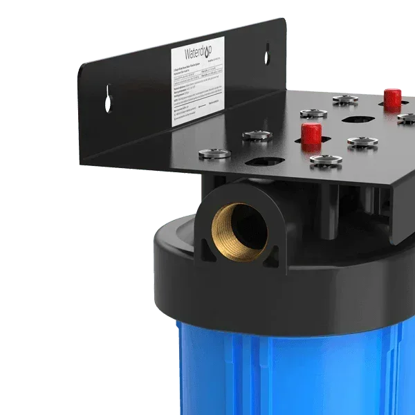 Green Vista Living Waterdrop WHF21-PG 5 Micron 2-Stage Whole House Water Filtration System with multiple filter cartridges
