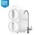 Green Vista Living Waterdrop G2P600 reverse osmosis water filtration system for home use, shown in the product image.