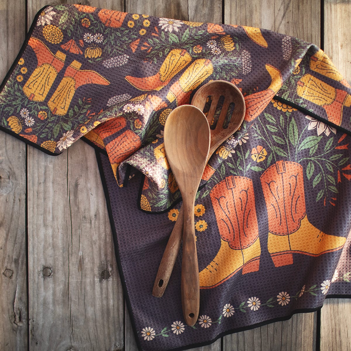 Western Bloom Kitchen & Tea Towel - OVERLANDERS Outfitter