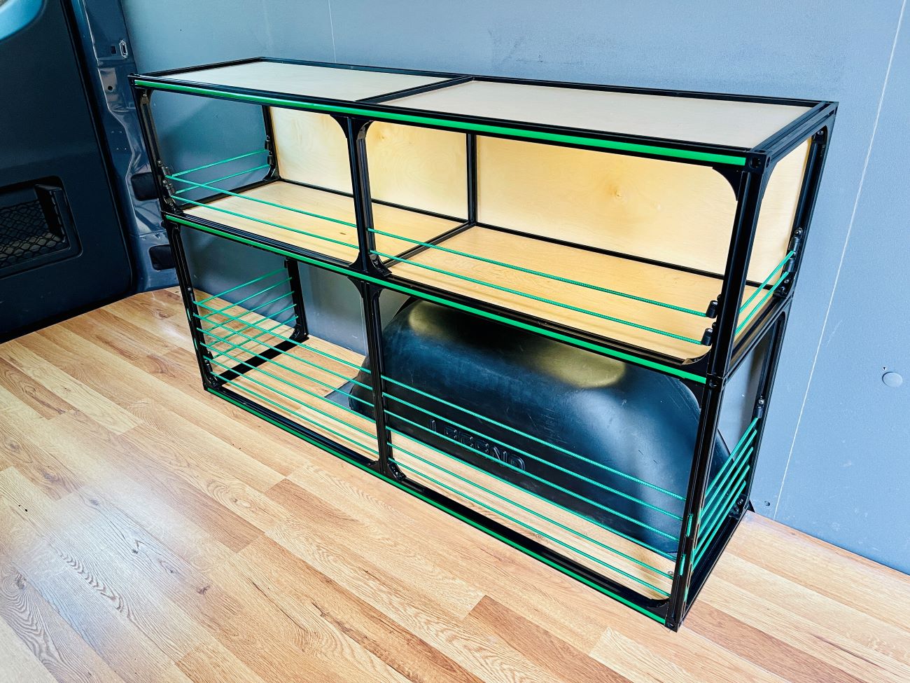 Van Wheel Well Shelving - Camper Van Conversion DIY Kit - OVERLANDERS Outfitter