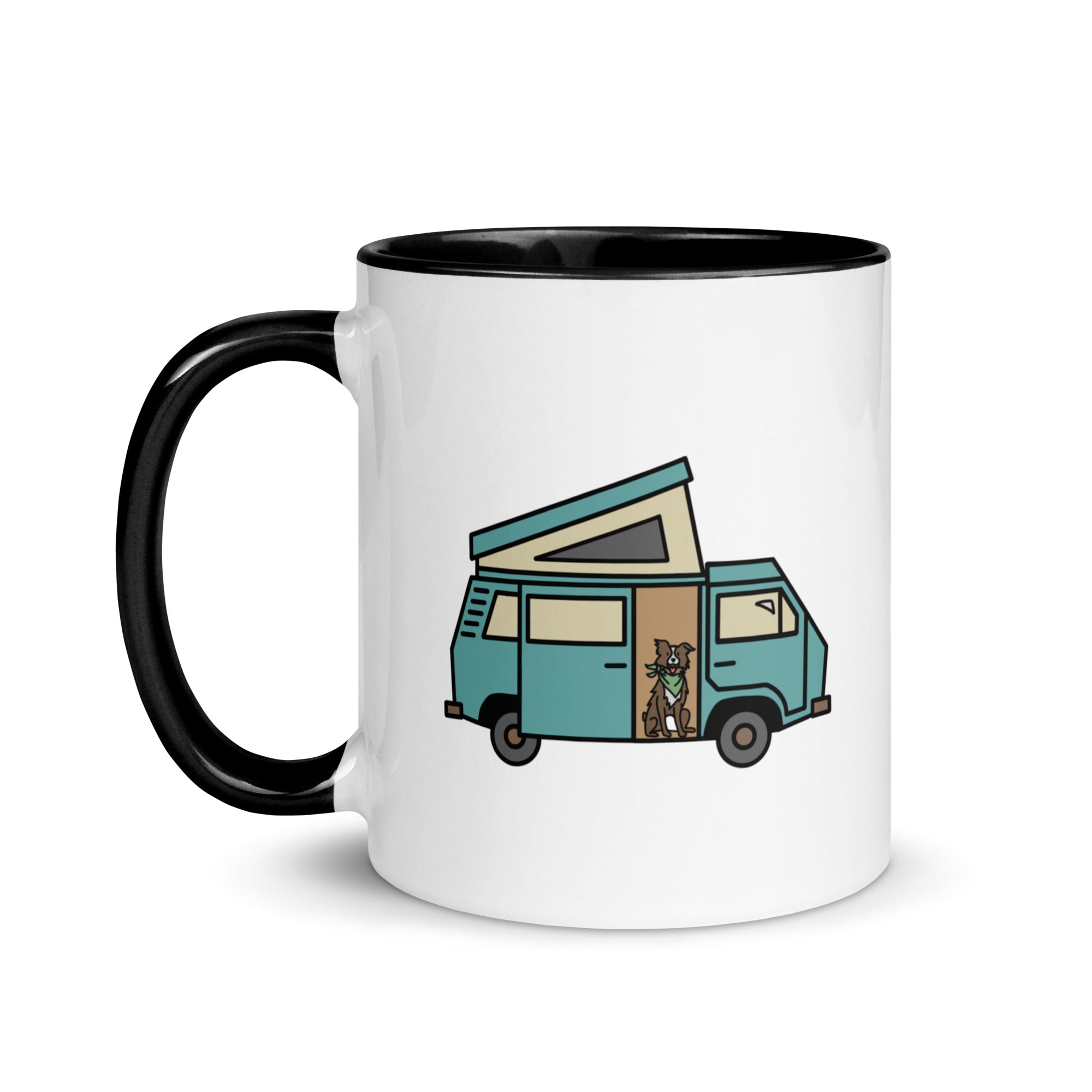 Dog in Van Mug with Color Inside - OVERLANDERS Outfitter