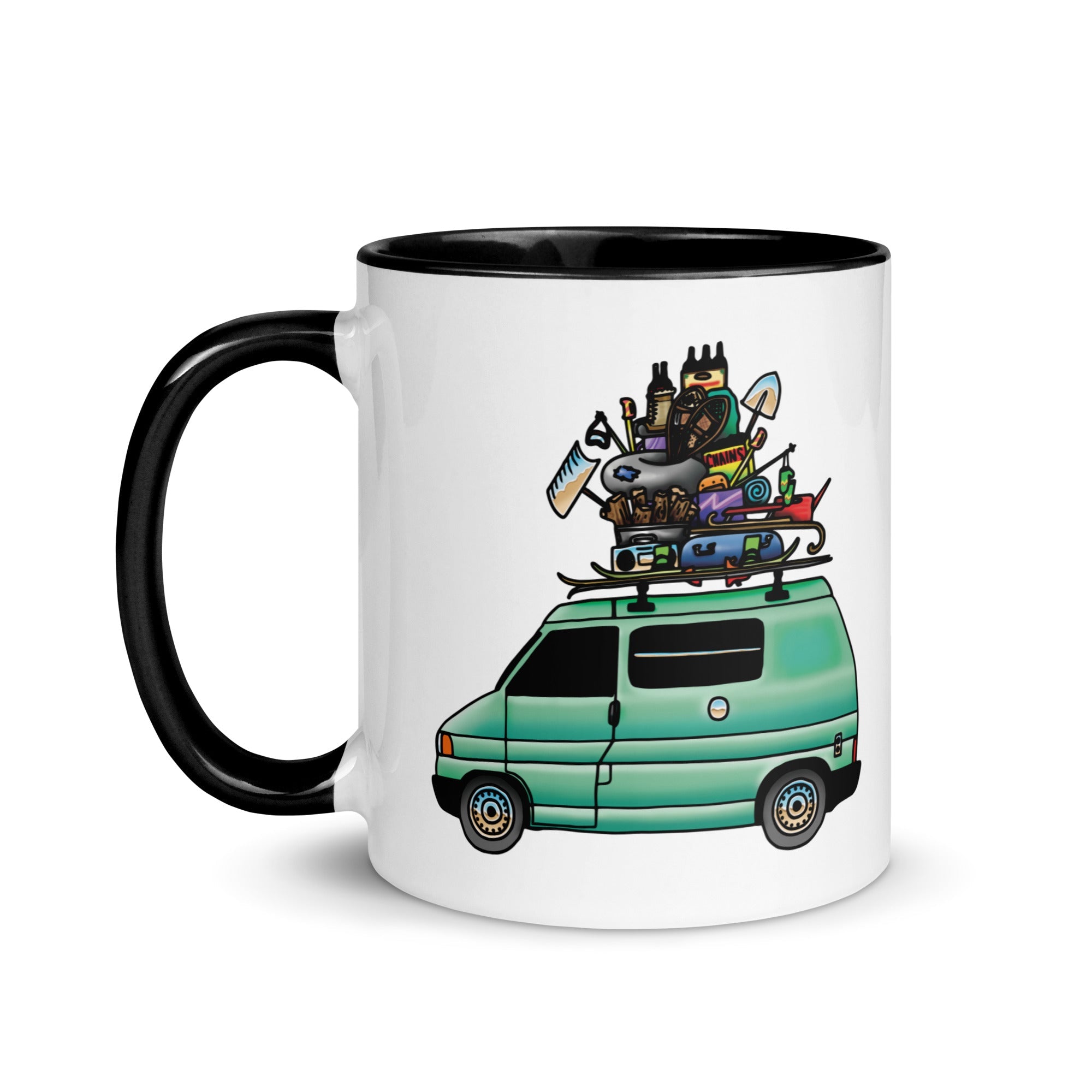 RAD Eurovan Mug with Color Inside - OVERLANDERS Outfitter