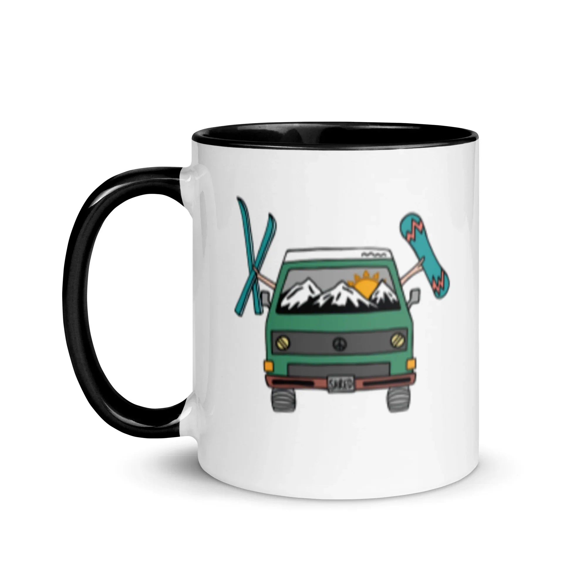 Shred Van Mug with Color Inside - OVERLANDERS Outfitter