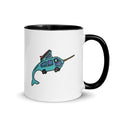 Narwhal Ned Mug with Color Inside - OVERLANDERS Outfitter