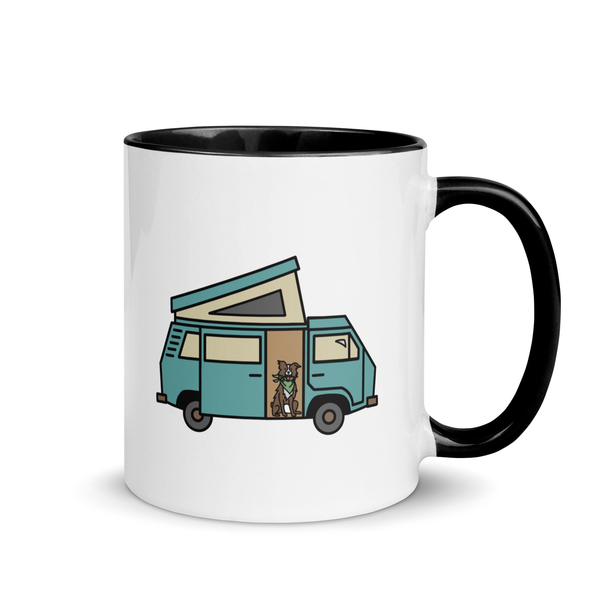 Dog in Van Mug with Color Inside - OVERLANDERS Outfitter
