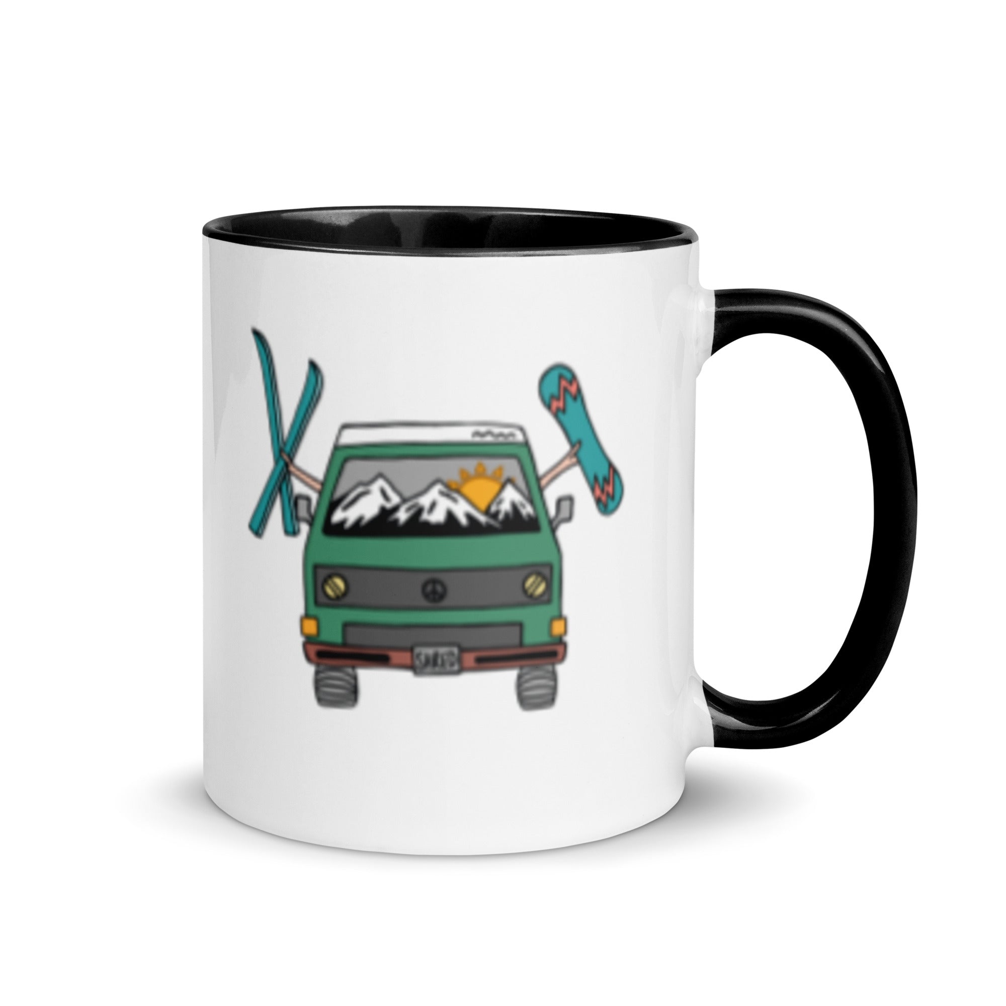 Shred Van Mug with Color Inside - OVERLANDERS Outfitter