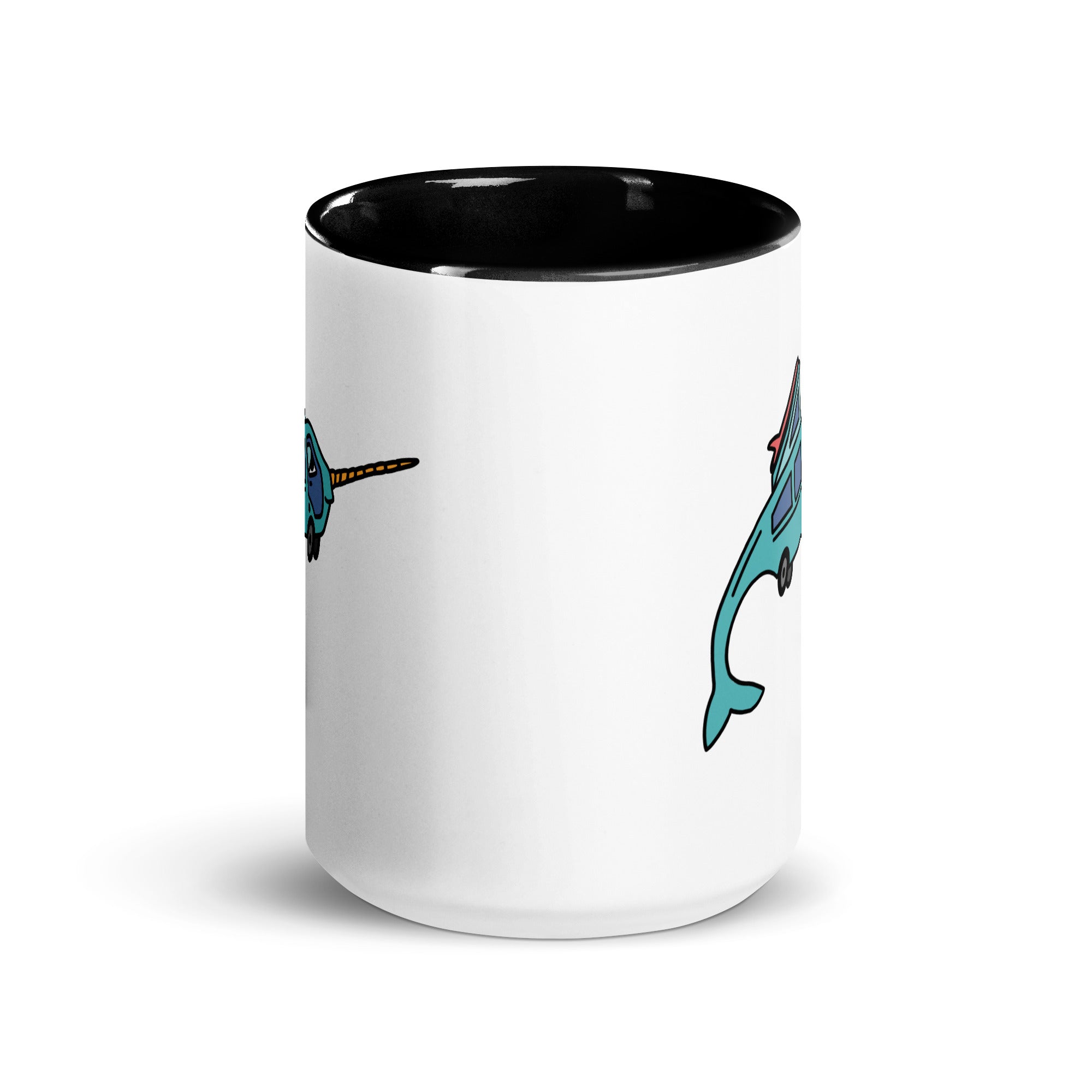 Narwhal Ned Mug with Color Inside - OVERLANDERS Outfitter