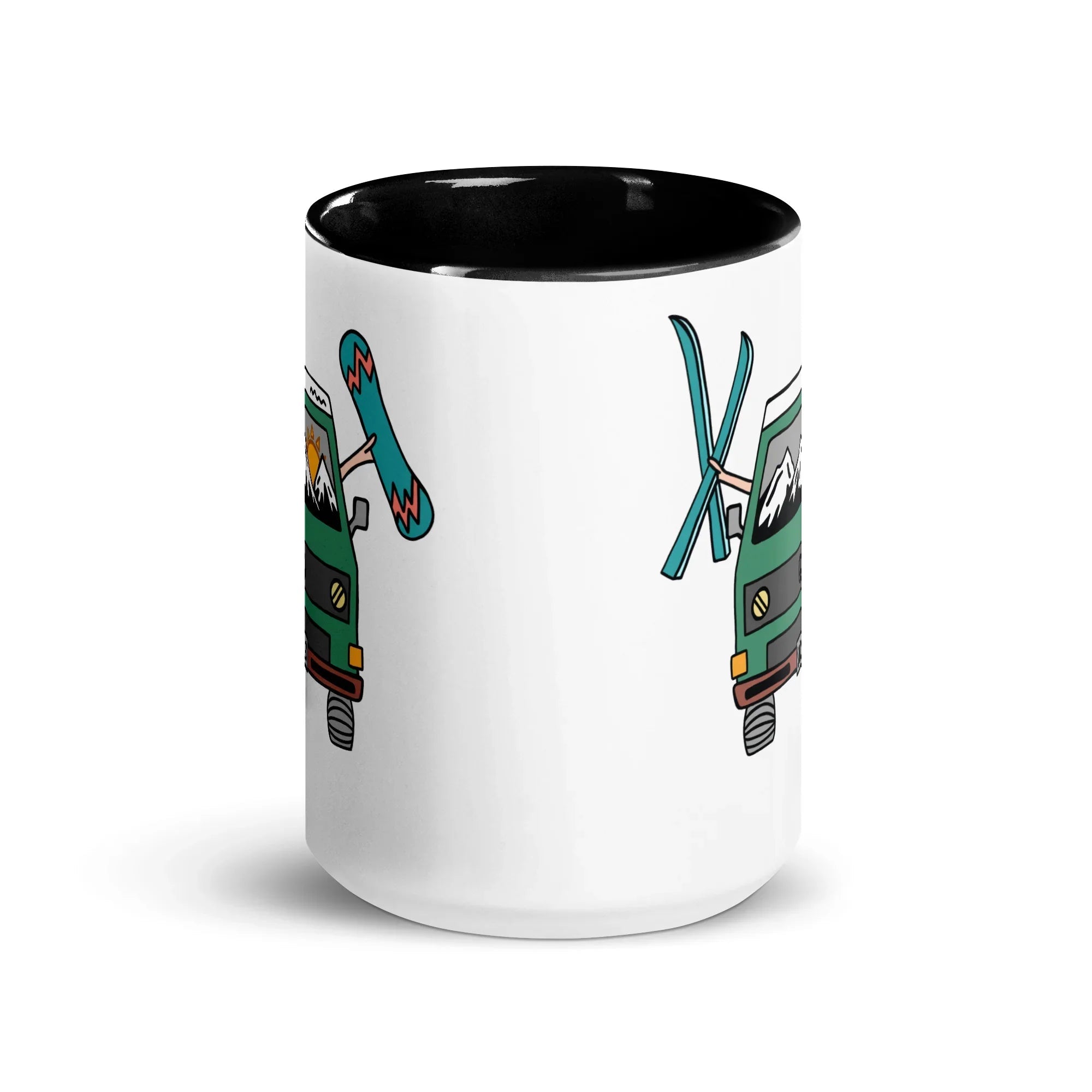 Shred Van Mug with Color Inside - OVERLANDERS Outfitter
