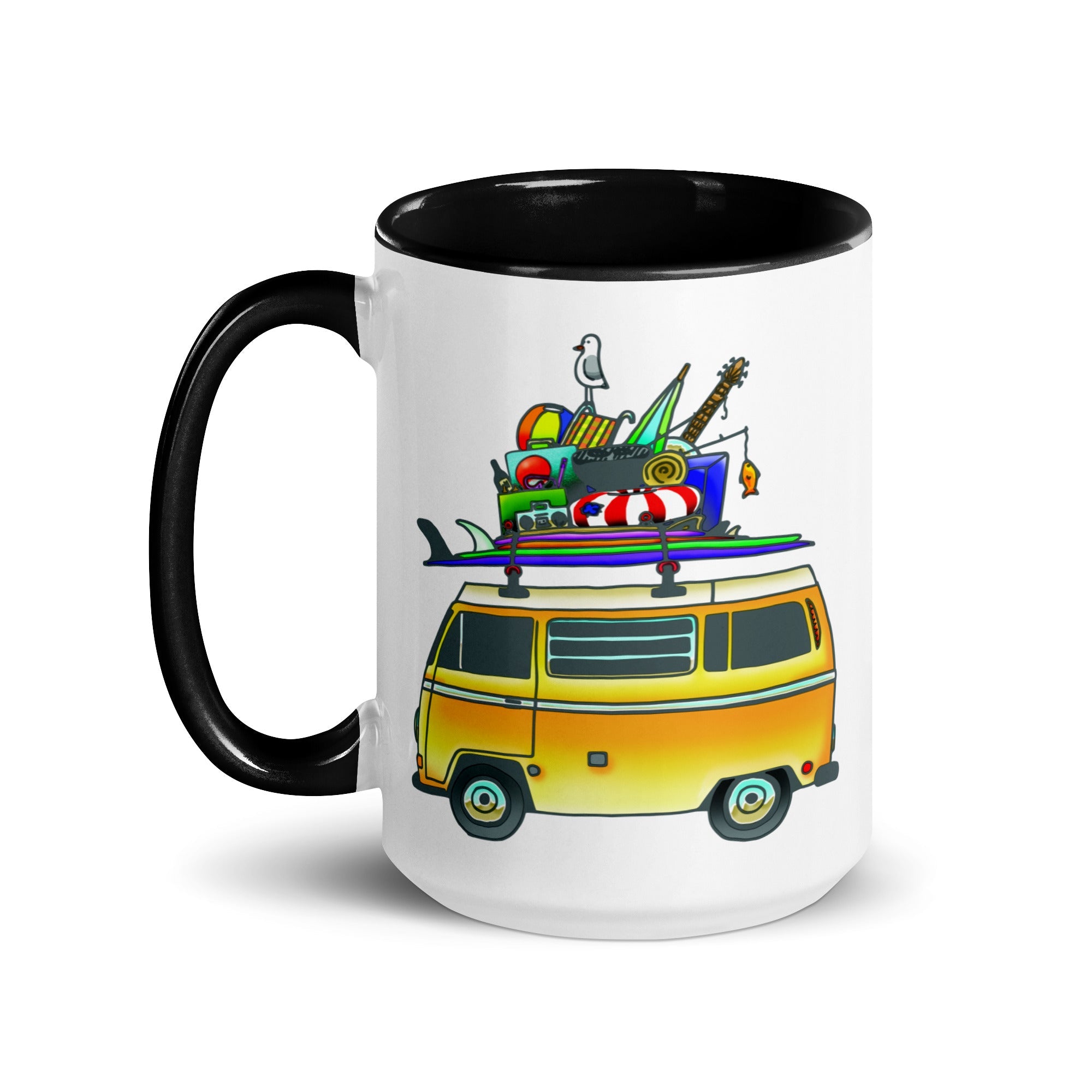 RAD Bus Mug with Color Inside - OVERLANDERS Outfitter