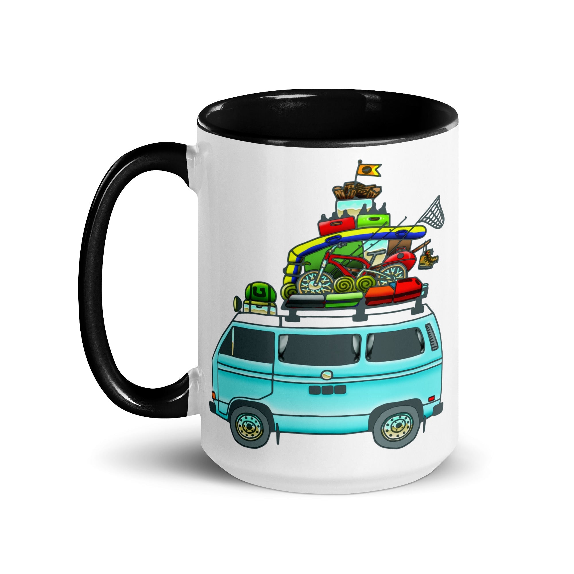 RAD Vanagon Mug with Color Inside - OVERLANDERS Outfitter