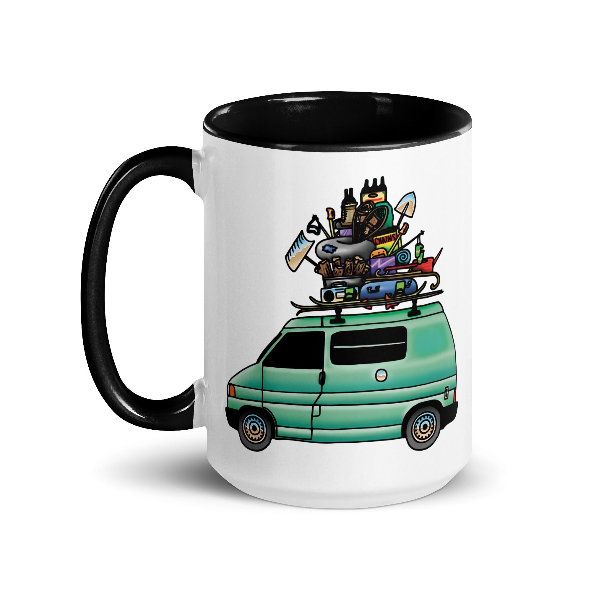 RAD Eurovan Mug with Color Inside - OVERLANDERS Outfitter