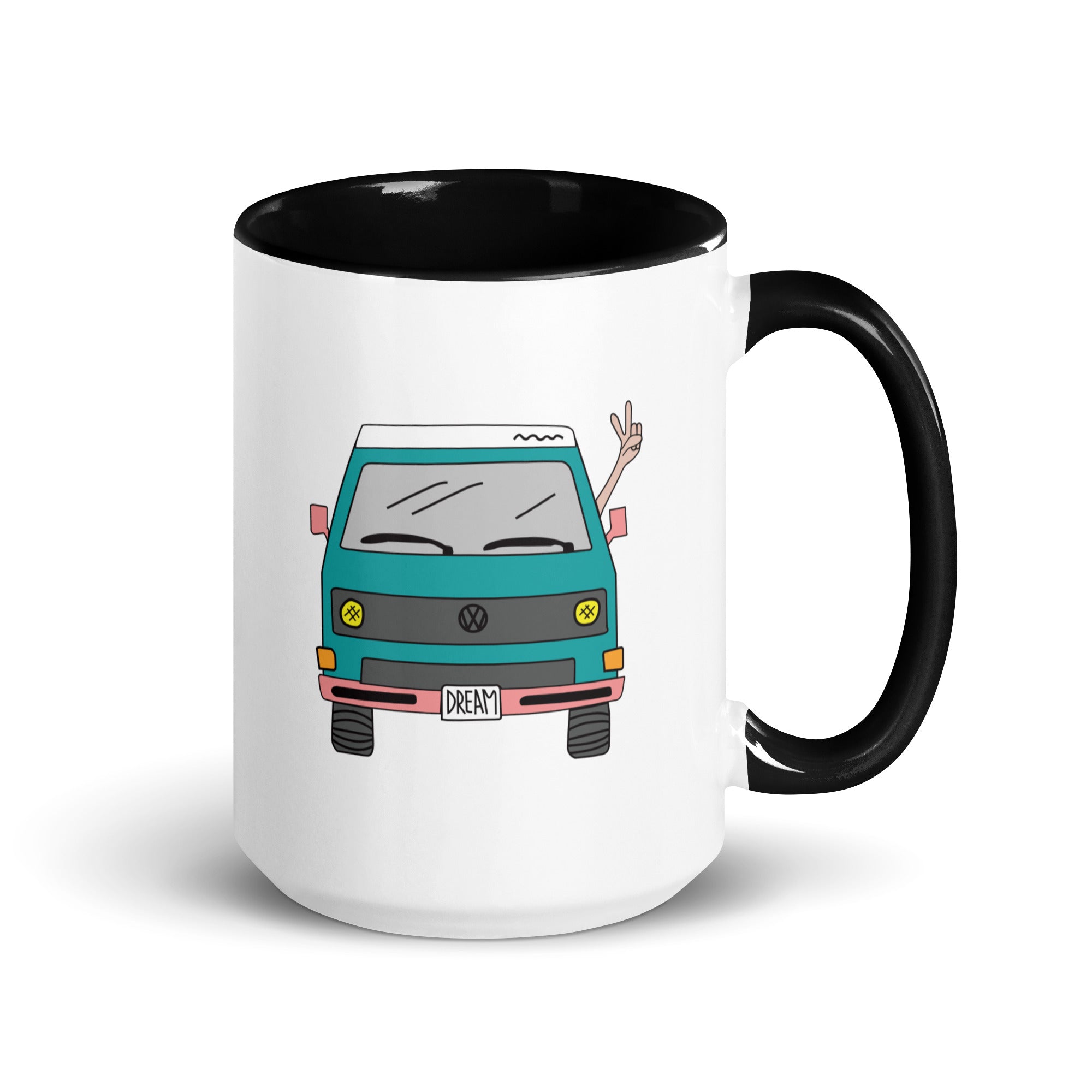 Dream Machine Mug with Color Inside - OVERLANDERS Outfitter