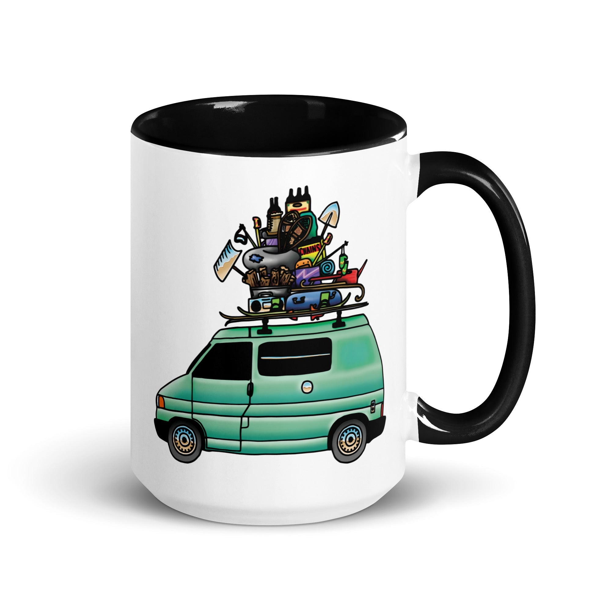 RAD Eurovan Mug with Color Inside - OVERLANDERS Outfitter
