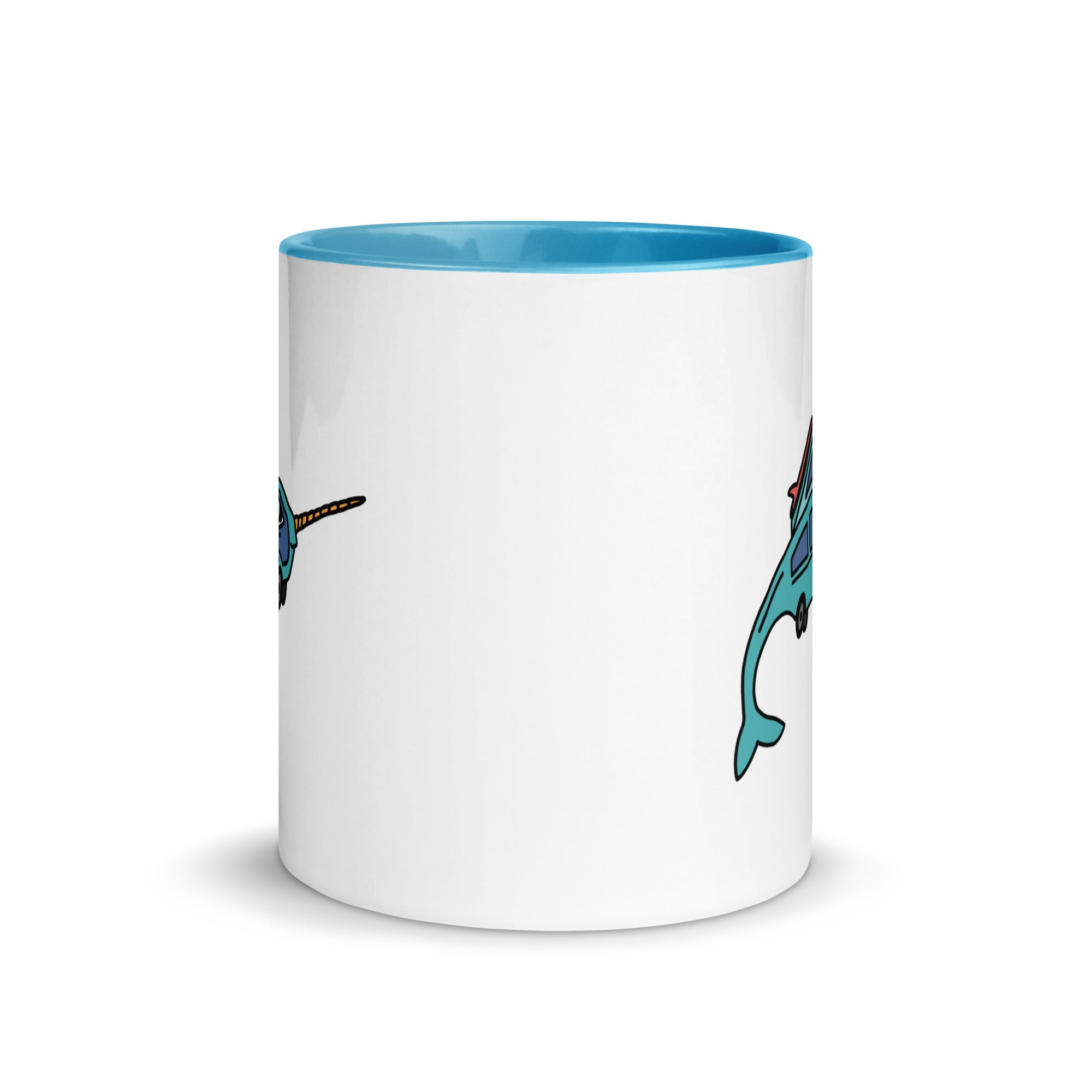 Narwhal Ned Mug with Color Inside - OVERLANDERS Outfitter