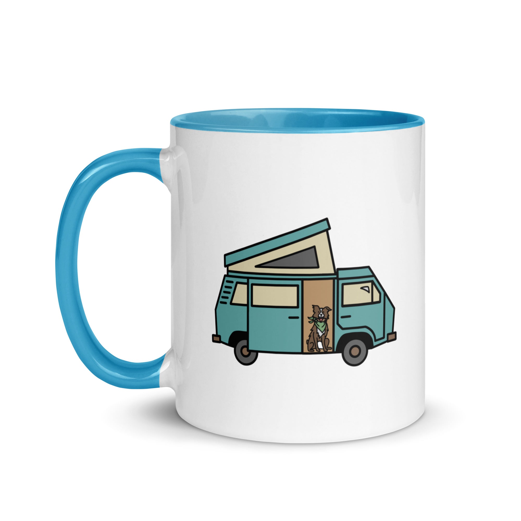 Dog in Van Mug with Color Inside - OVERLANDERS Outfitter