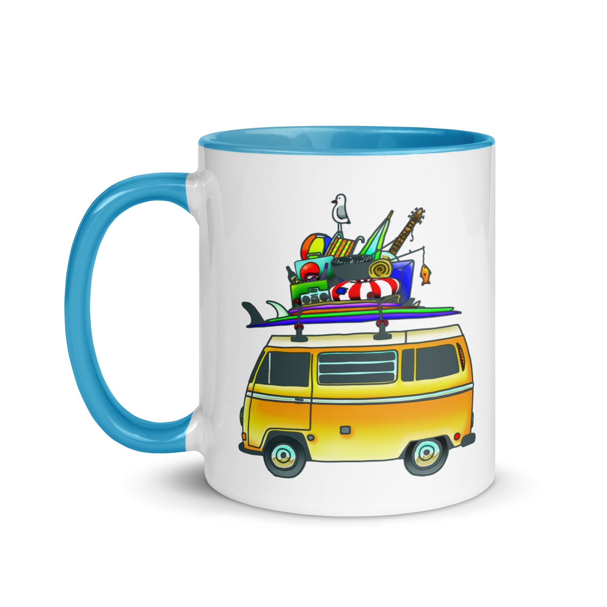RAD Bus Mug with Color Inside - OVERLANDERS Outfitter