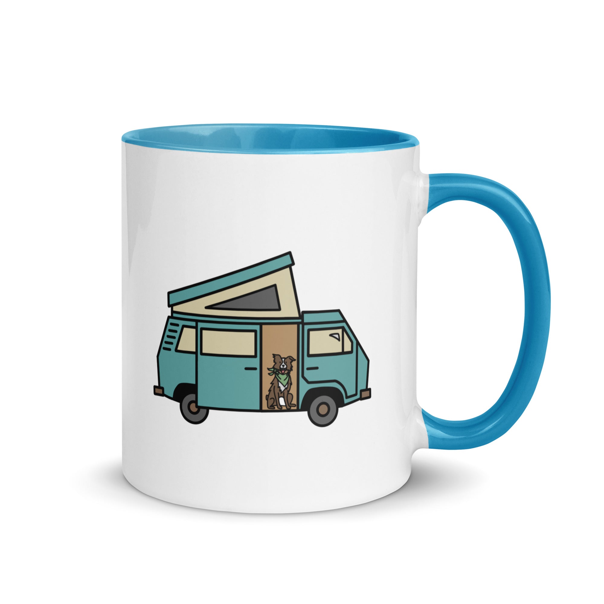 Dog in Van Mug with Color Inside - OVERLANDERS Outfitter
