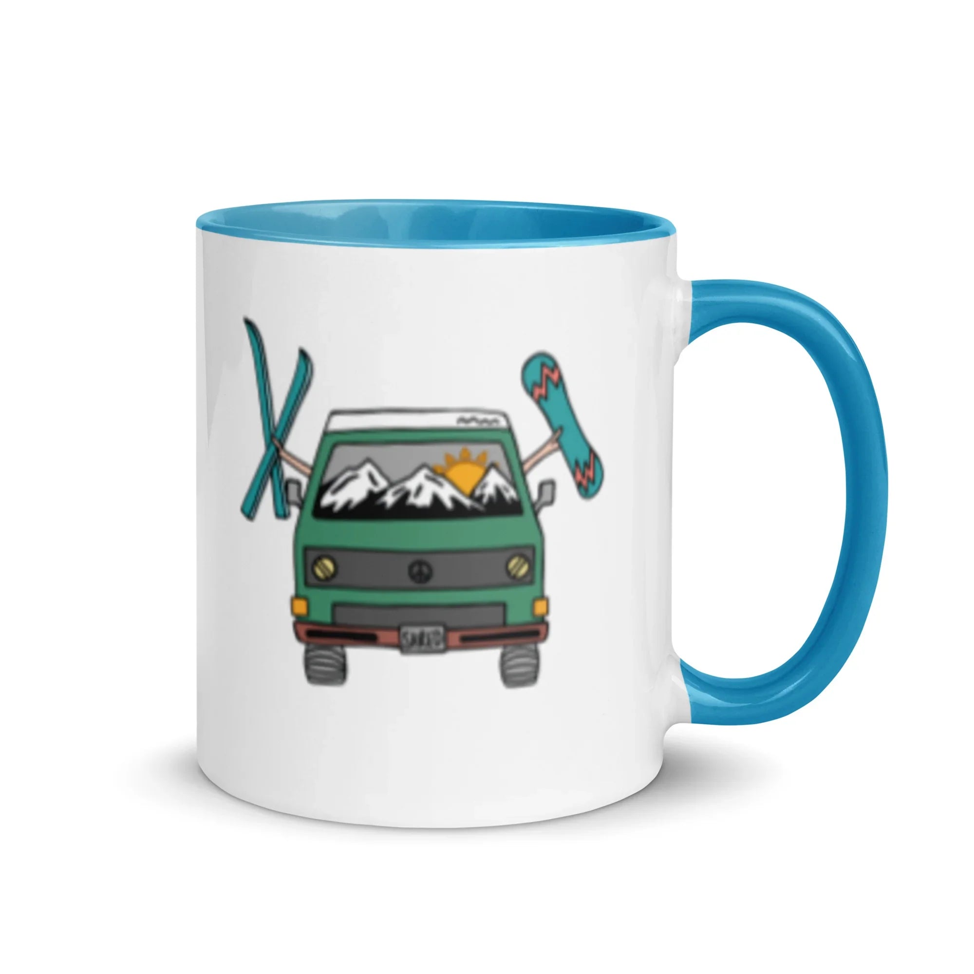 Shred Van Mug with Color Inside - OVERLANDERS Outfitter