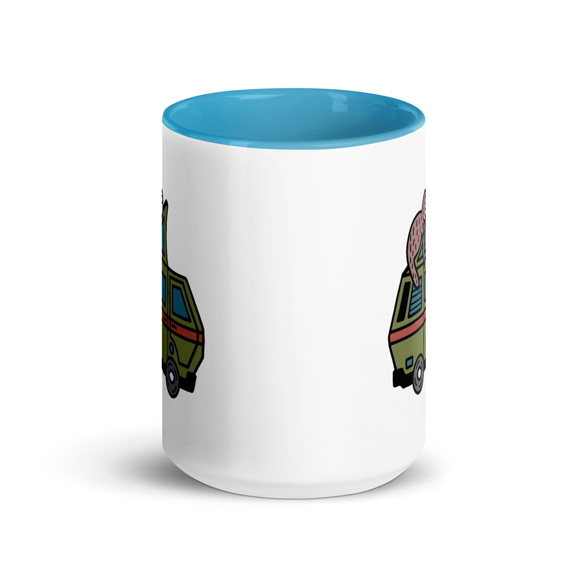 Stewie Sloth Mug with Color Inside - OVERLANDERS Outfitter