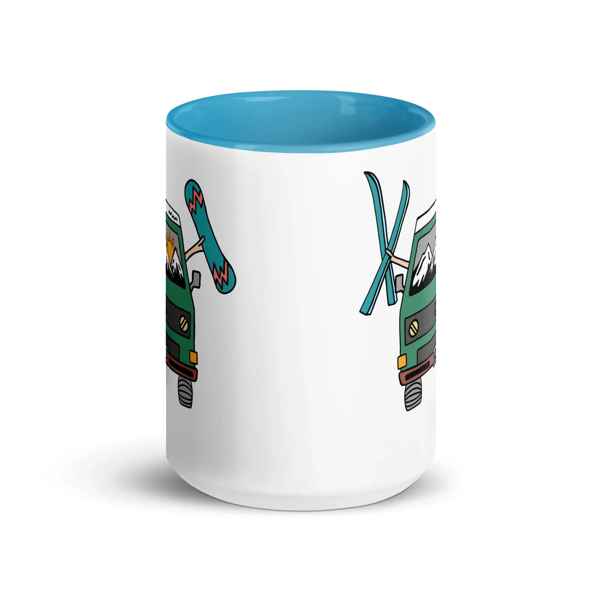 Shred Van Mug with Color Inside - OVERLANDERS Outfitter