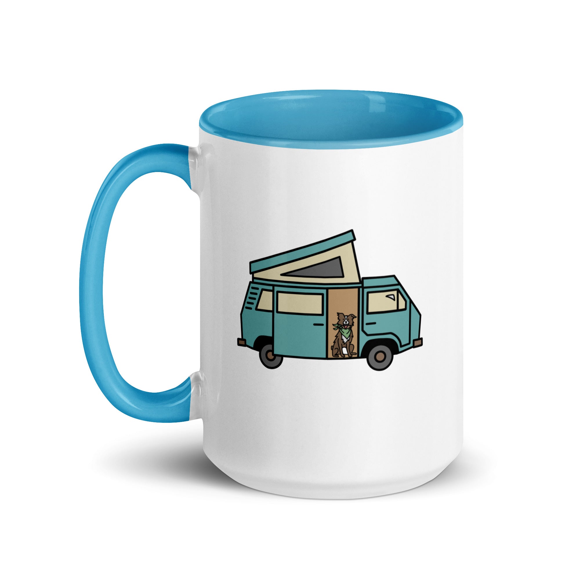 Dog in Van Mug with Color Inside - OVERLANDERS Outfitter