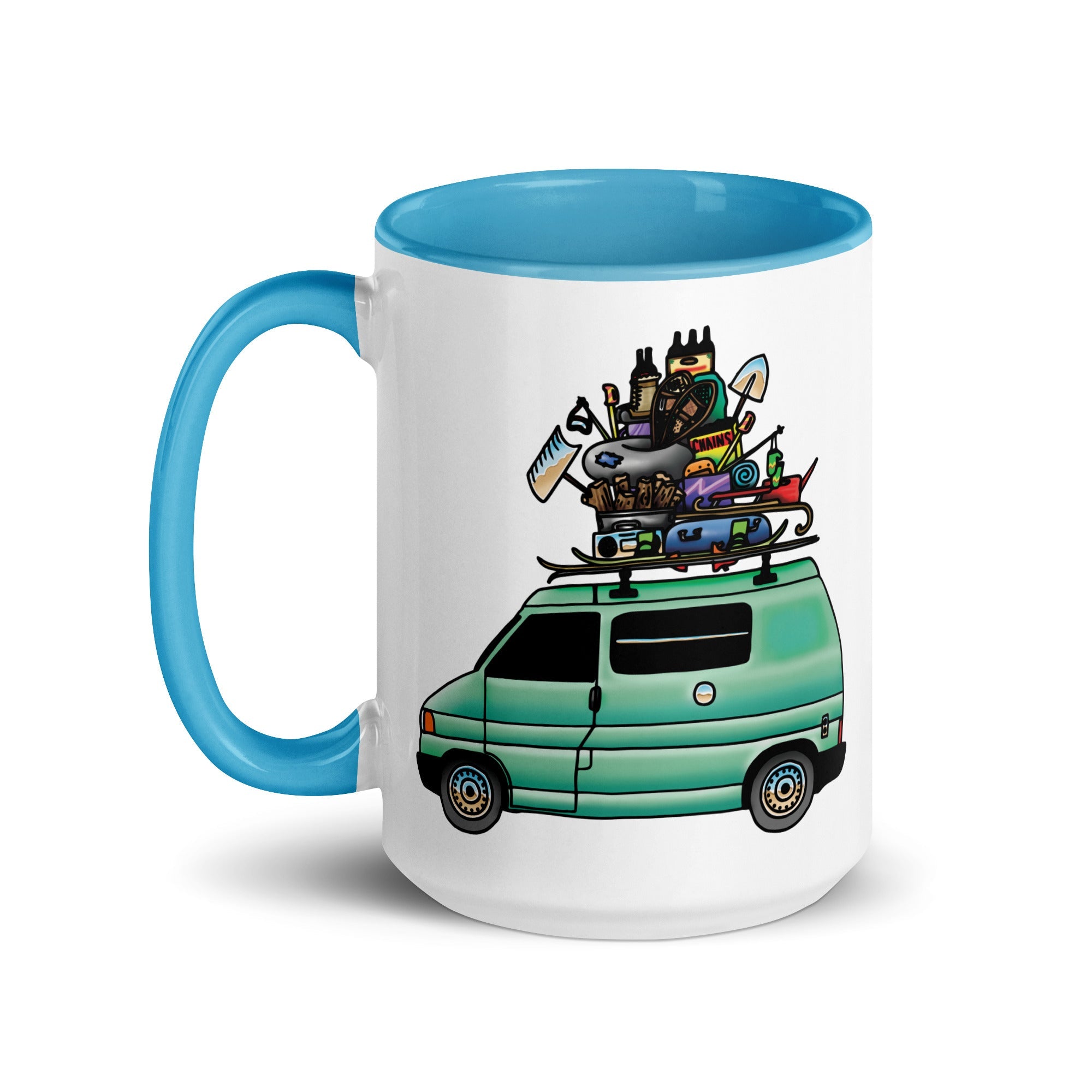 RAD Eurovan Mug with Color Inside - OVERLANDERS Outfitter