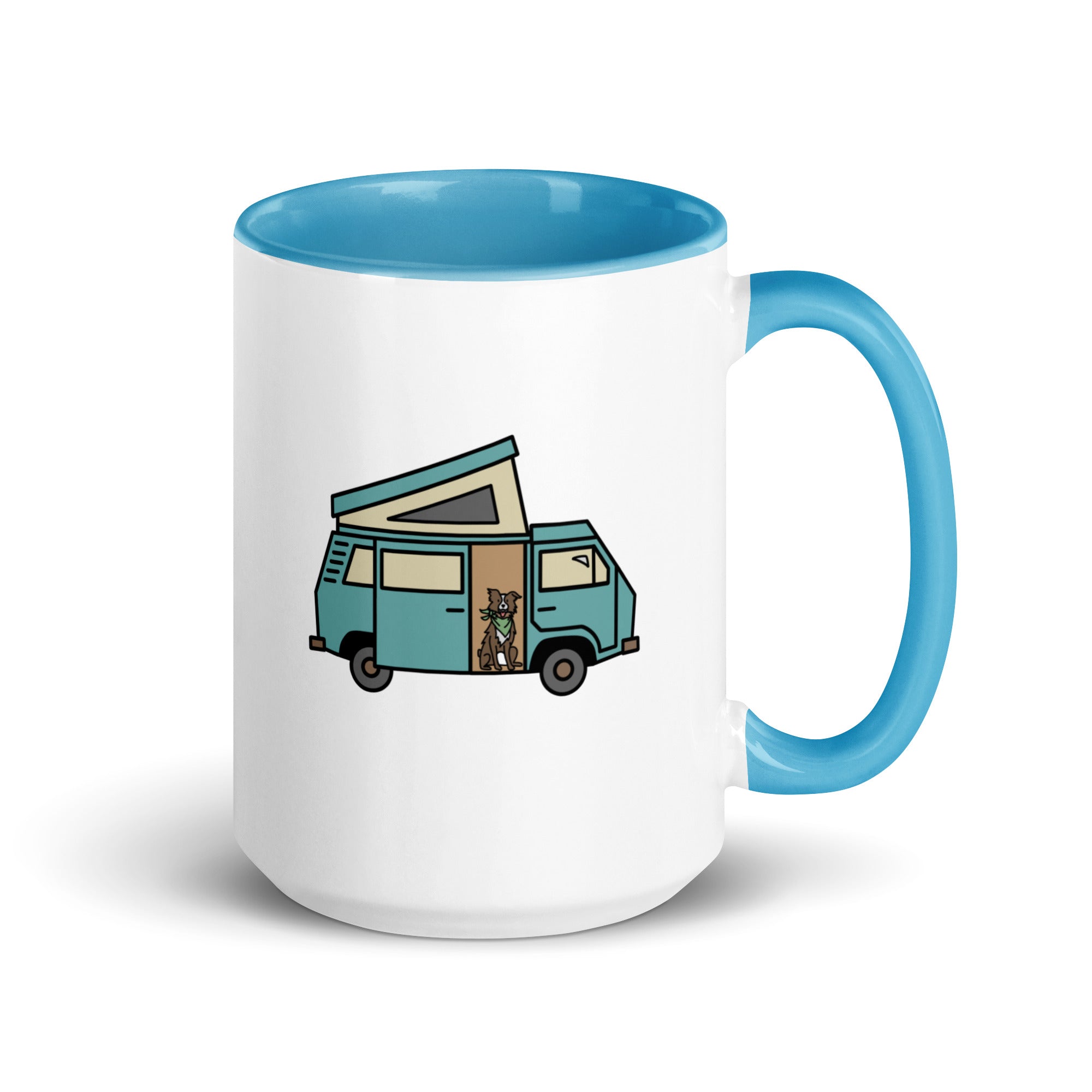 Dog in Van Mug with Color Inside - OVERLANDERS Outfitter