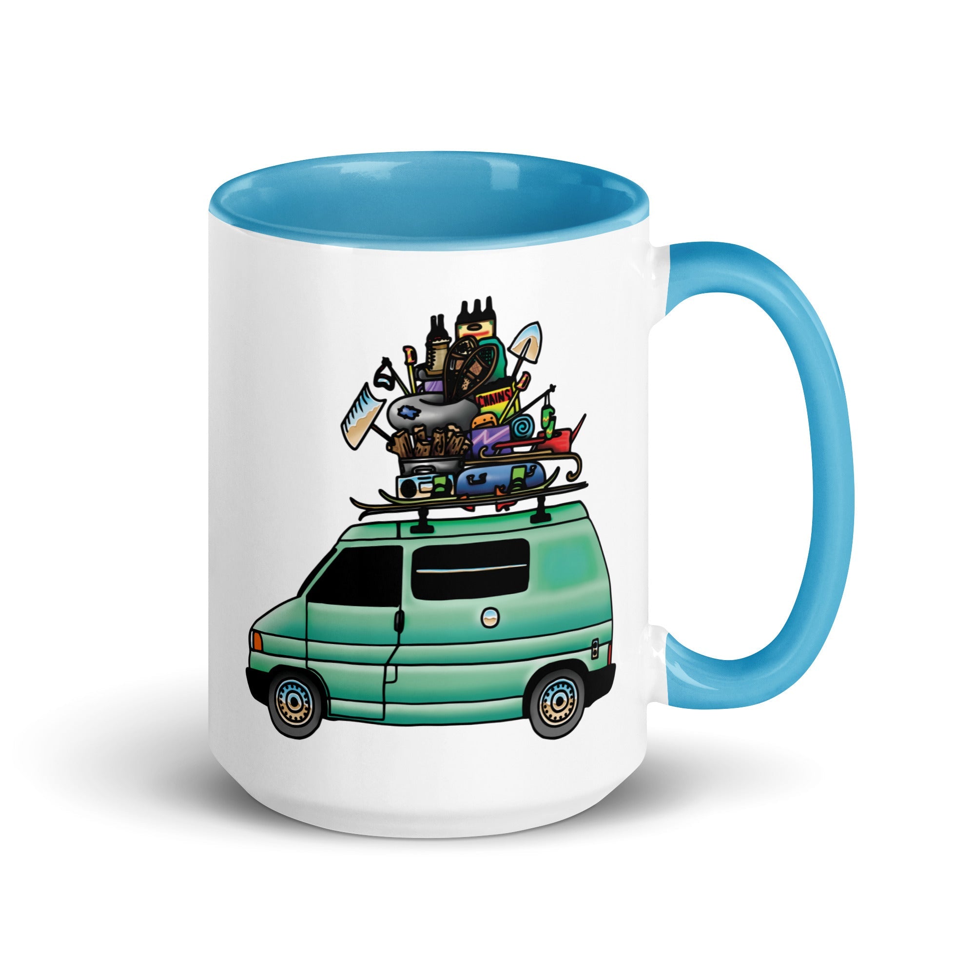 RAD Eurovan Mug with Color Inside - OVERLANDERS Outfitter