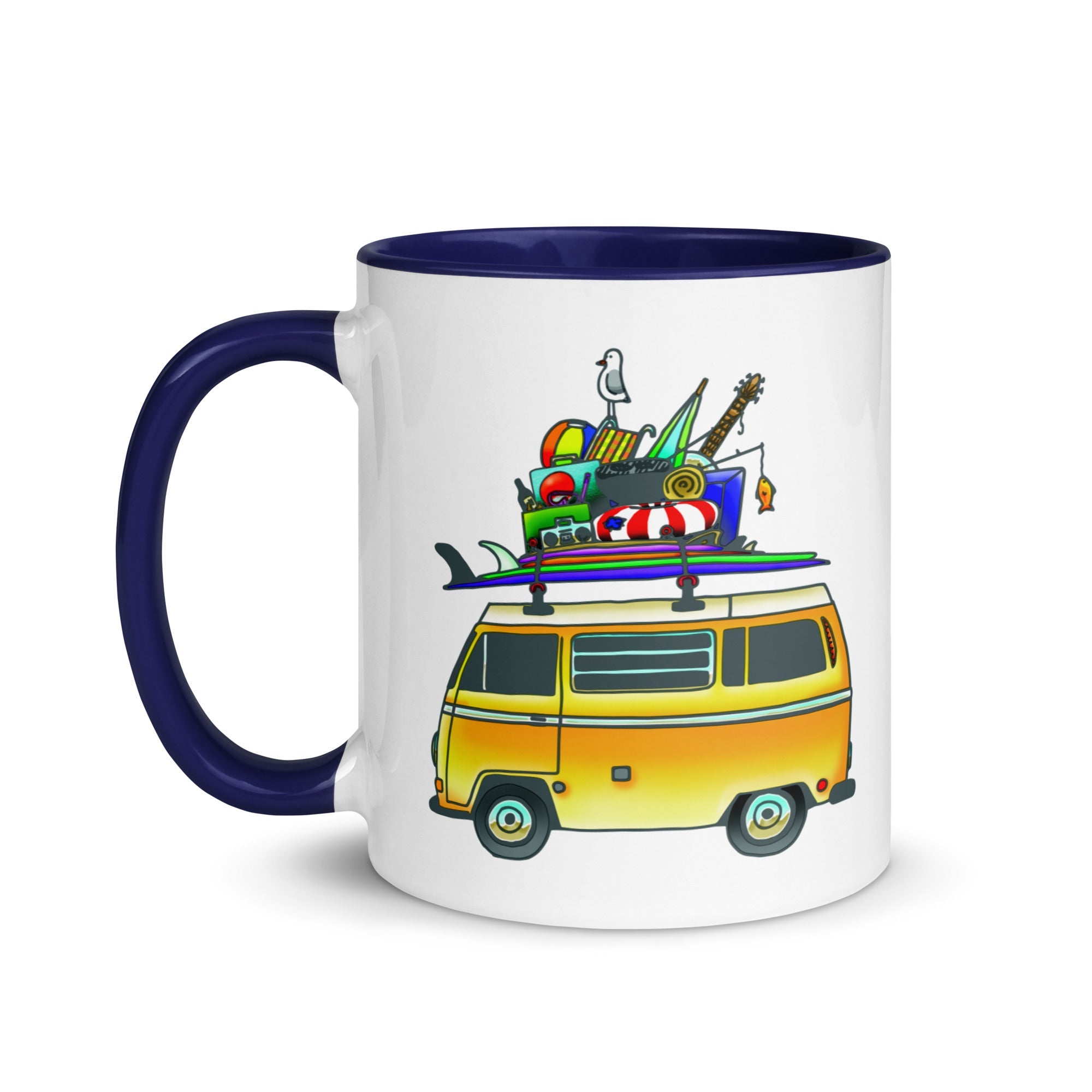 RAD Bus Mug with Color Inside - OVERLANDERS Outfitter