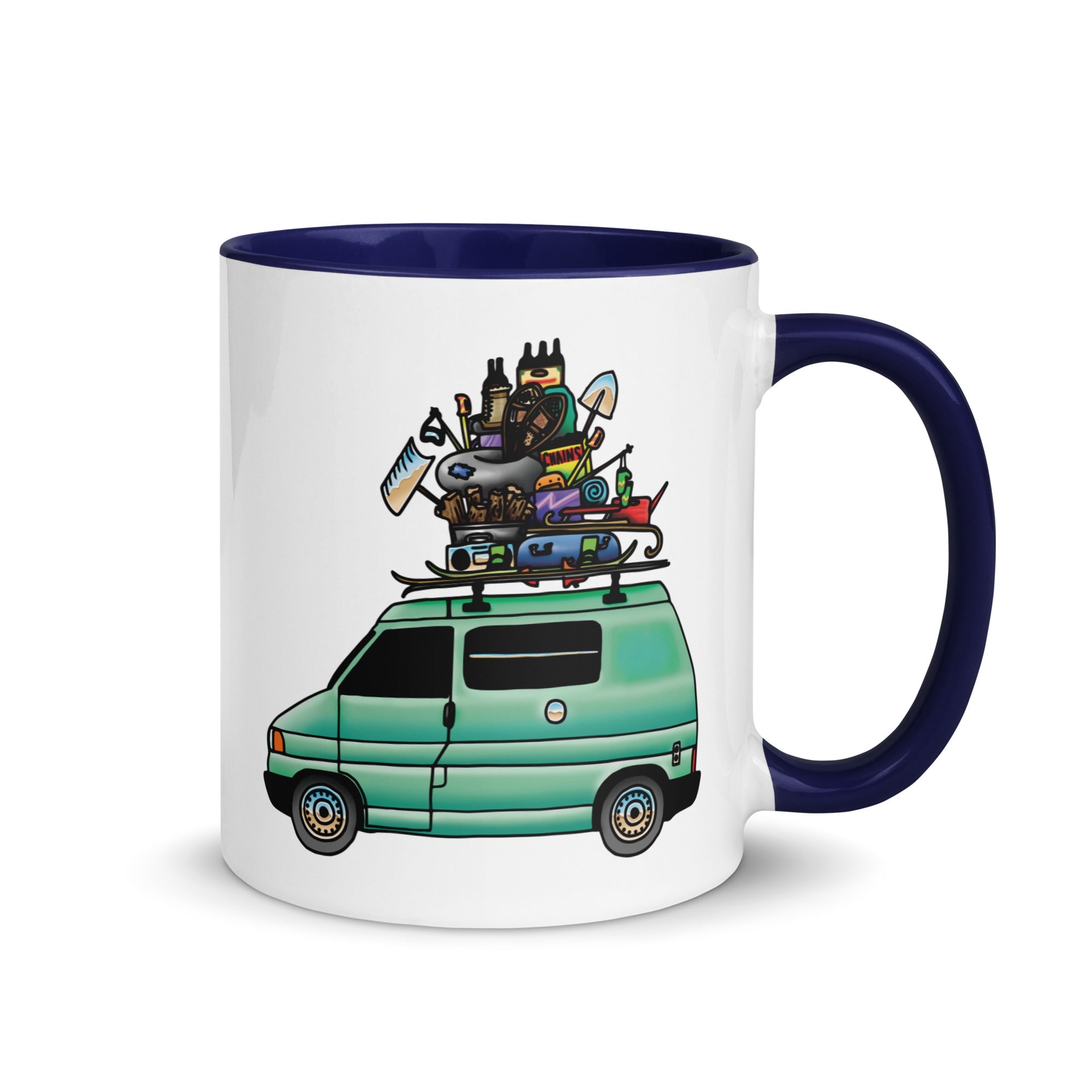 RAD Eurovan Mug with Color Inside - OVERLANDERS Outfitter