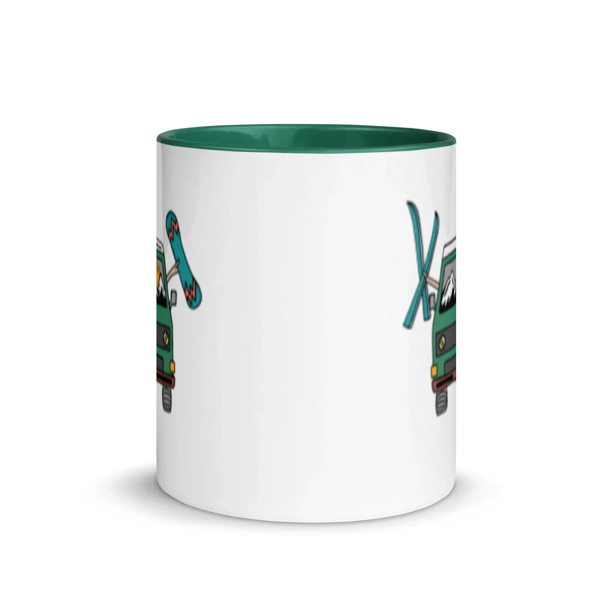 Shred Van Mug with Color Inside - OVERLANDERS Outfitter