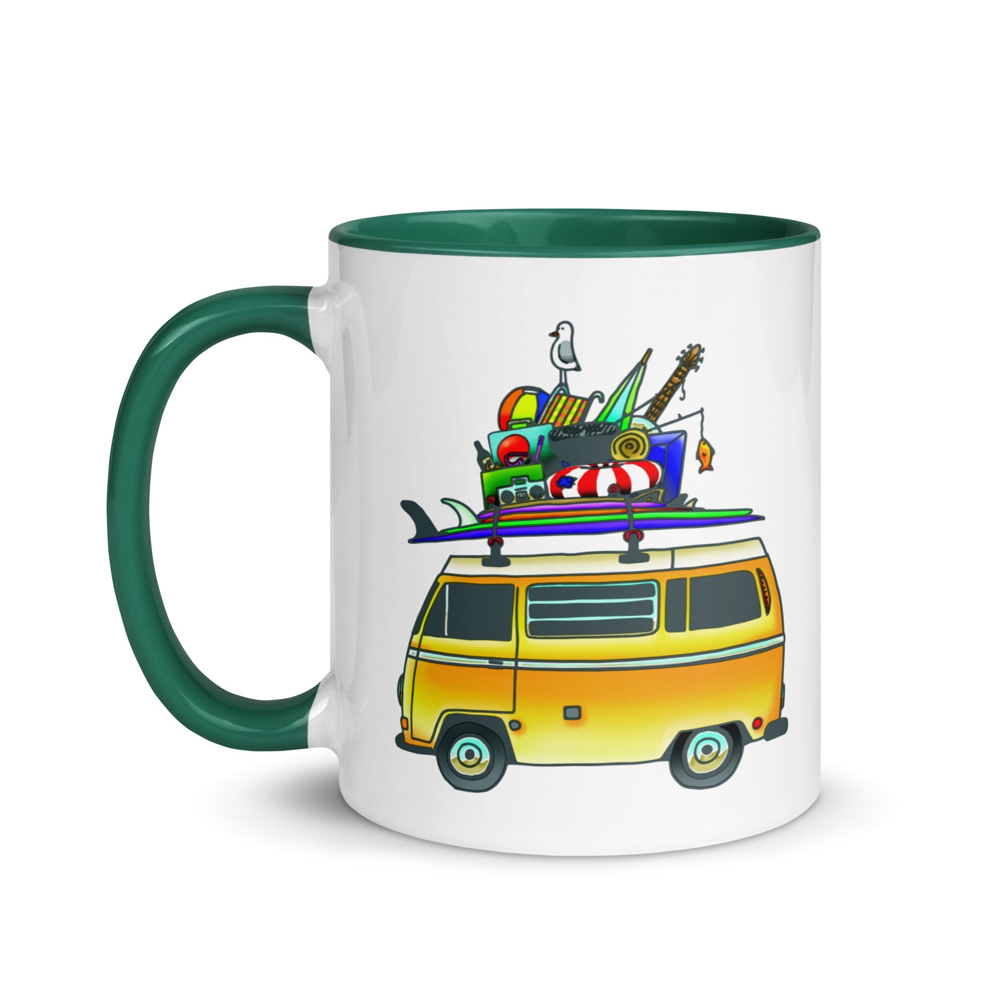RAD Bus Mug with Color Inside - OVERLANDERS Outfitter