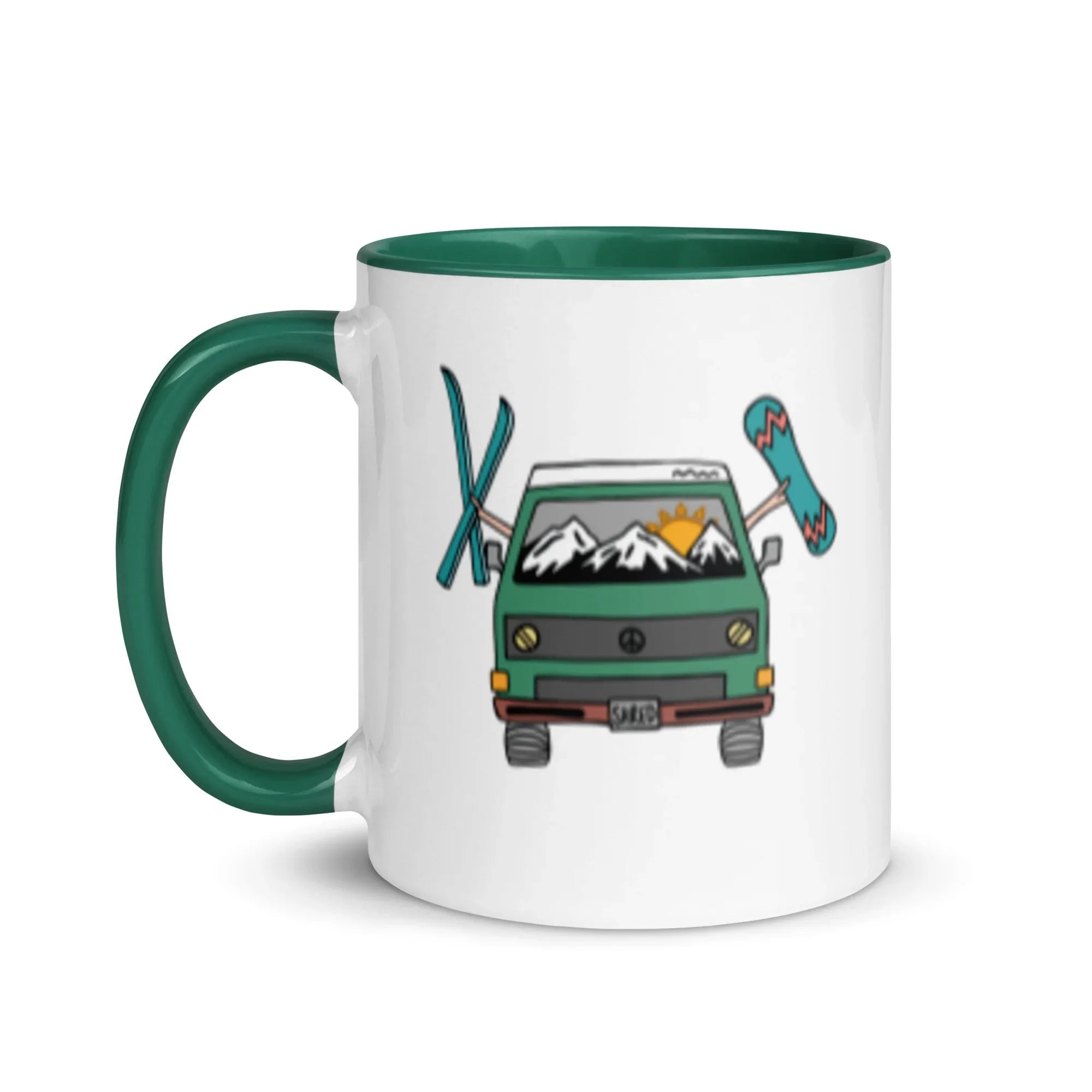 Shred Van Mug with Color Inside - OVERLANDERS Outfitter