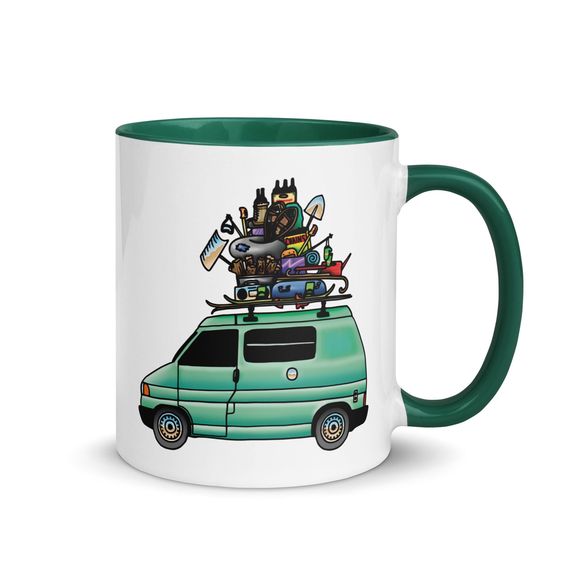 RAD Eurovan Mug with Color Inside - OVERLANDERS Outfitter