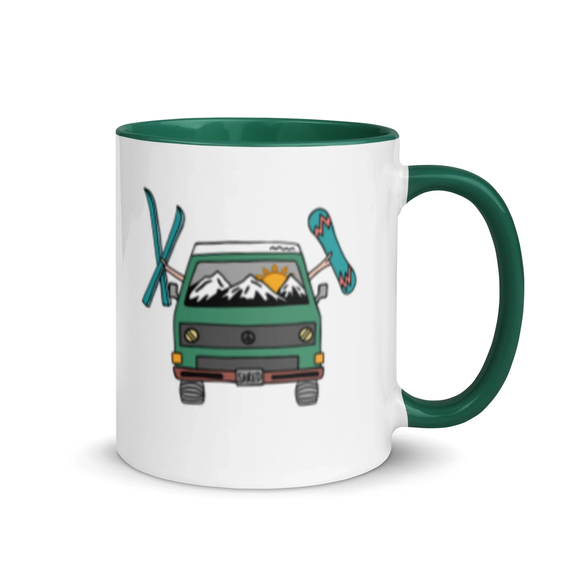 Shred Van Mug with Color Inside - OVERLANDERS Outfitter