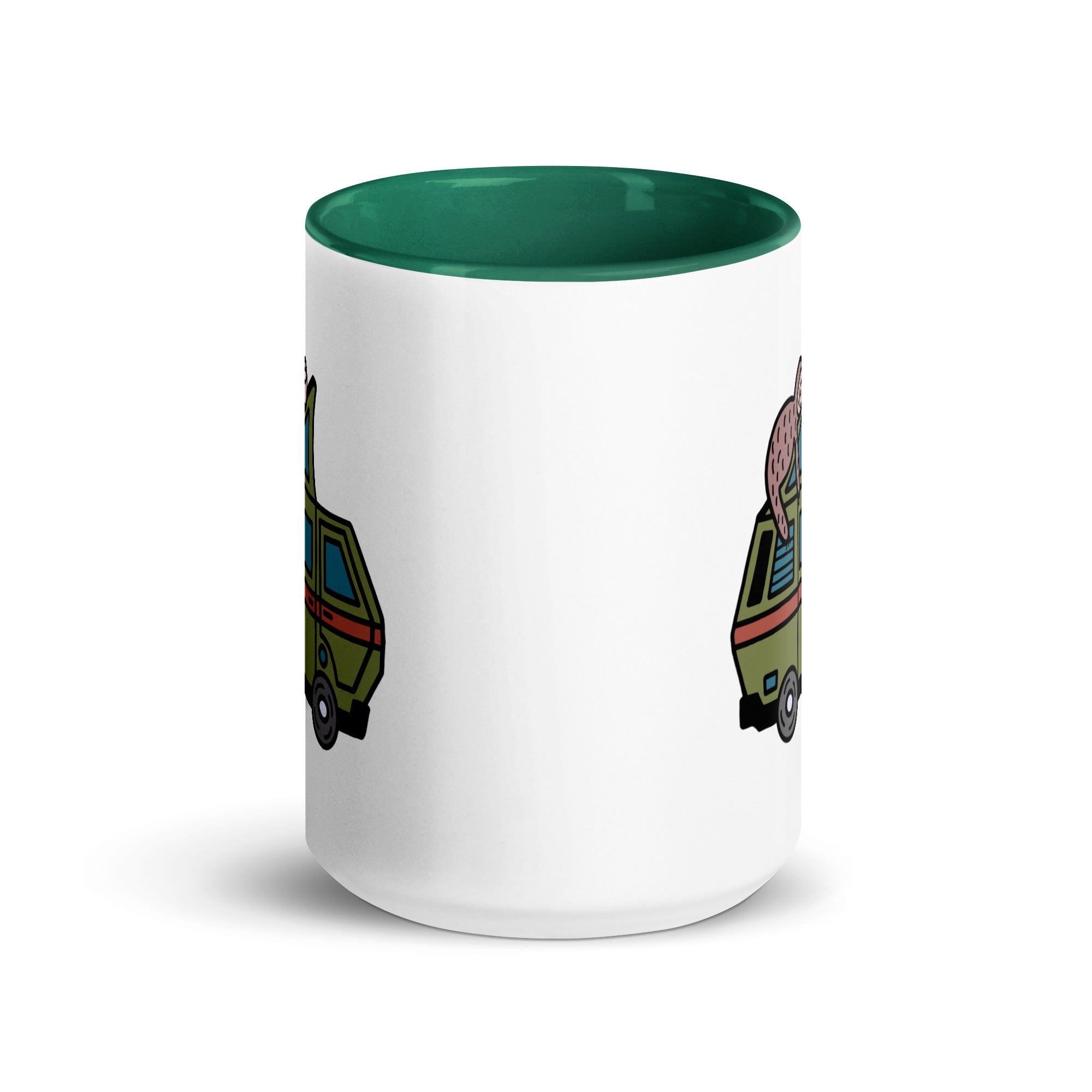 Stewie Sloth Mug with Color Inside - OVERLANDERS Outfitter