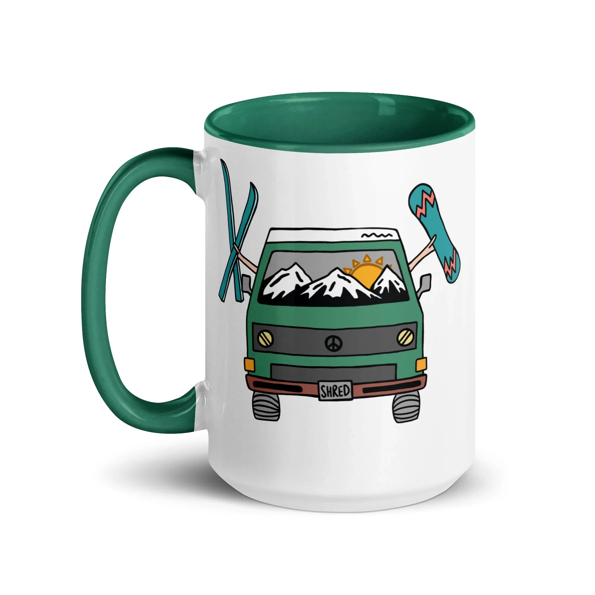 Shred Van Mug with Color Inside