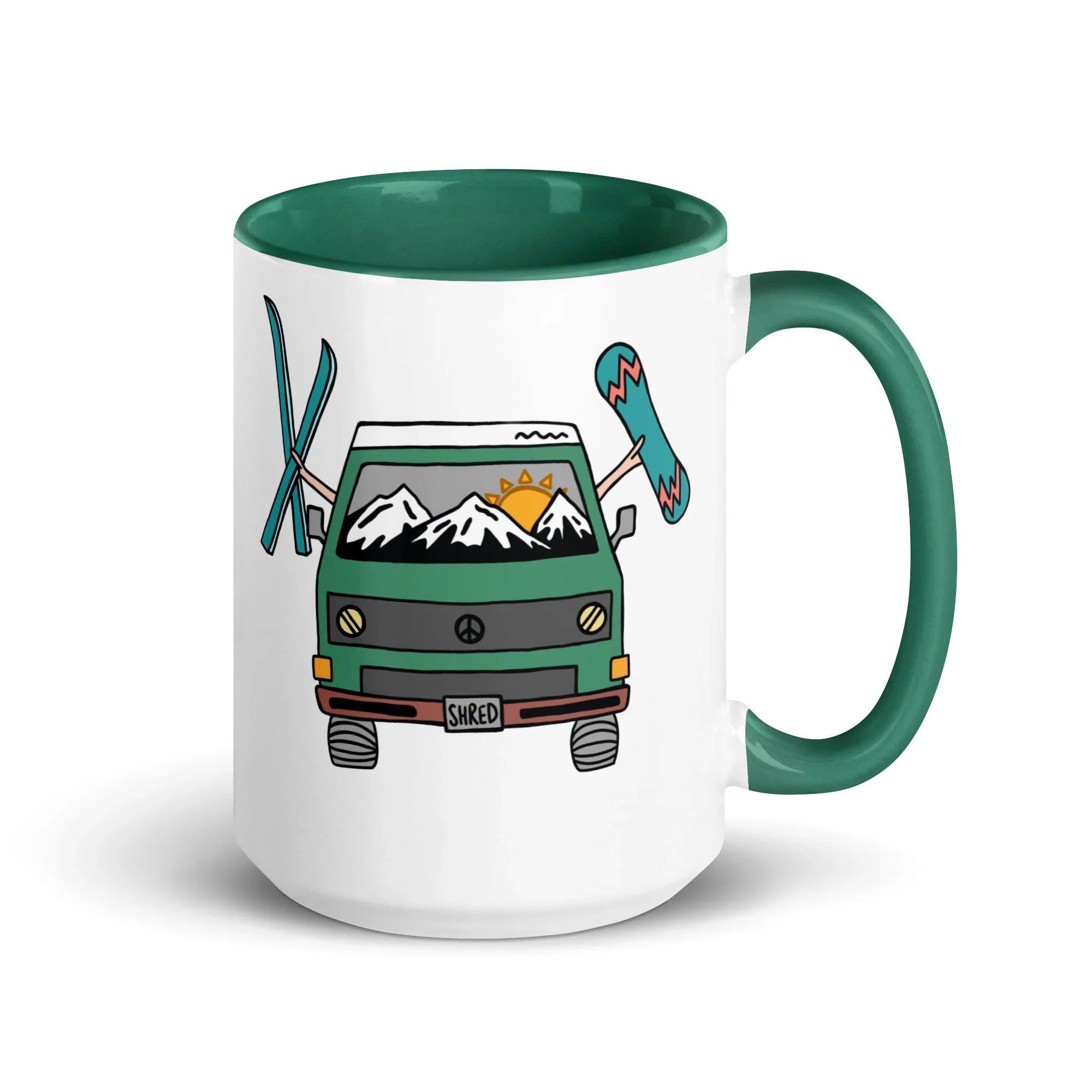 Shred Van Mug with Color Inside