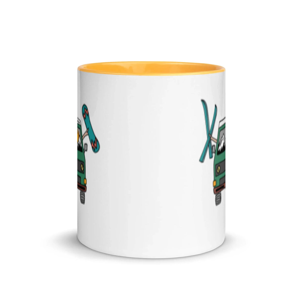 Shred Van Mug with Color Inside - OVERLANDERS Outfitter
