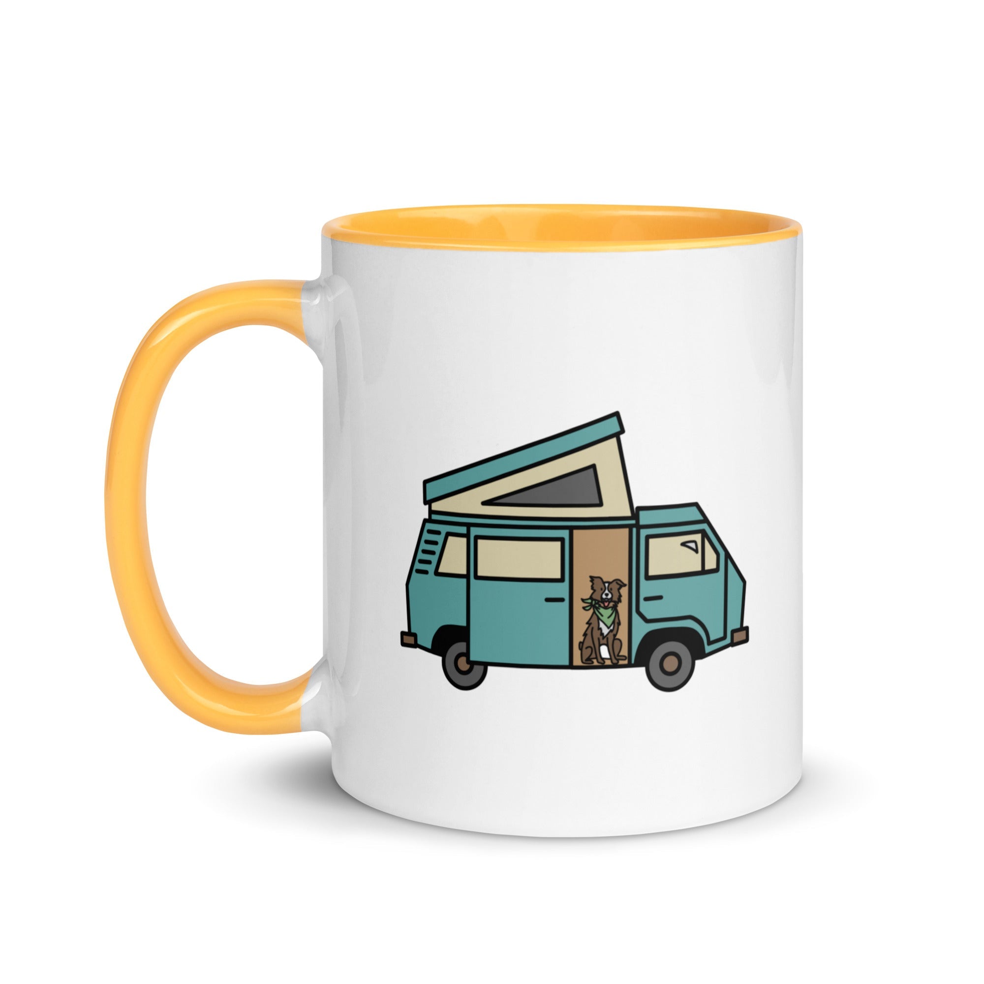 Dog in Van Mug with Color Inside - OVERLANDERS Outfitter