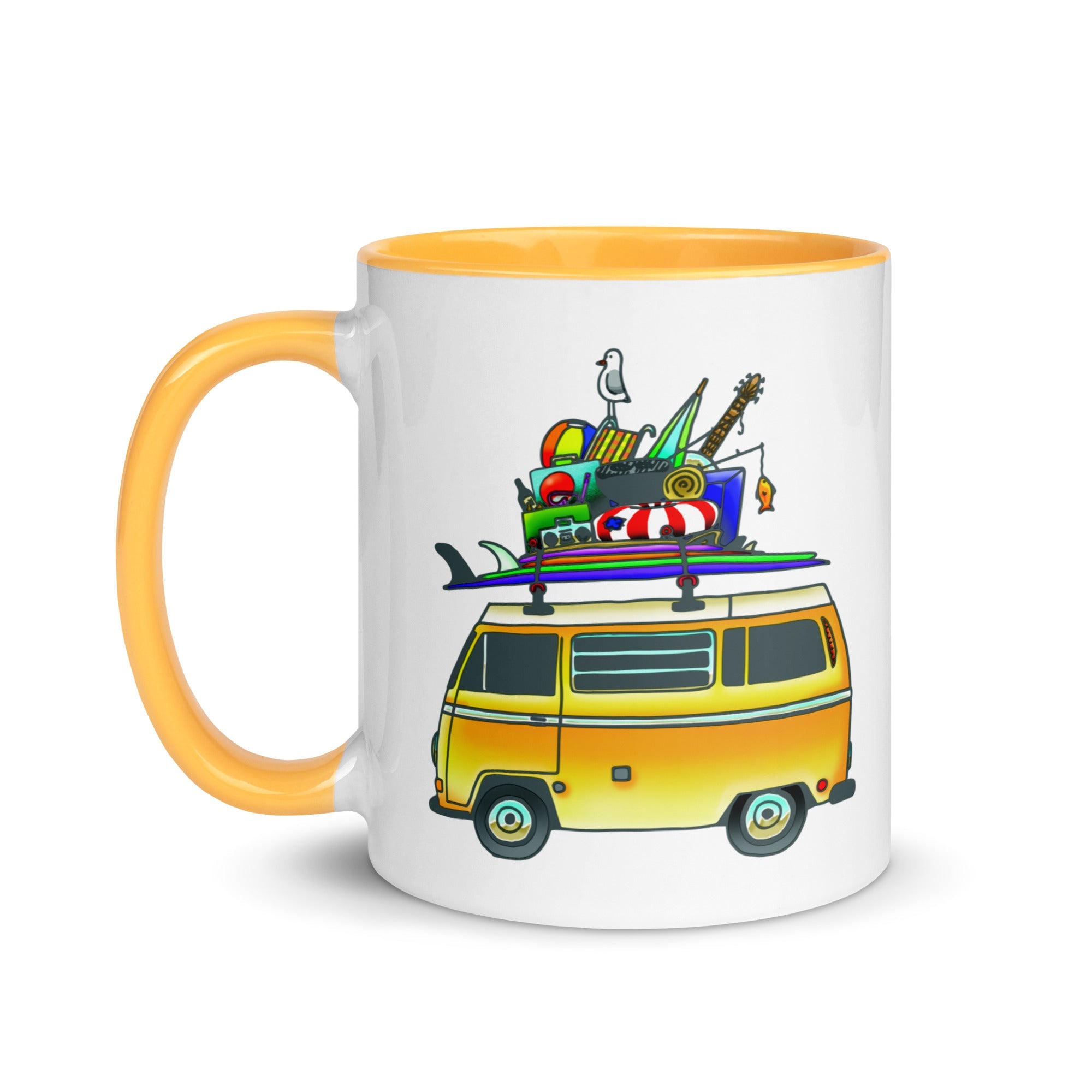 RAD Bus Mug with Color Inside - OVERLANDERS Outfitter