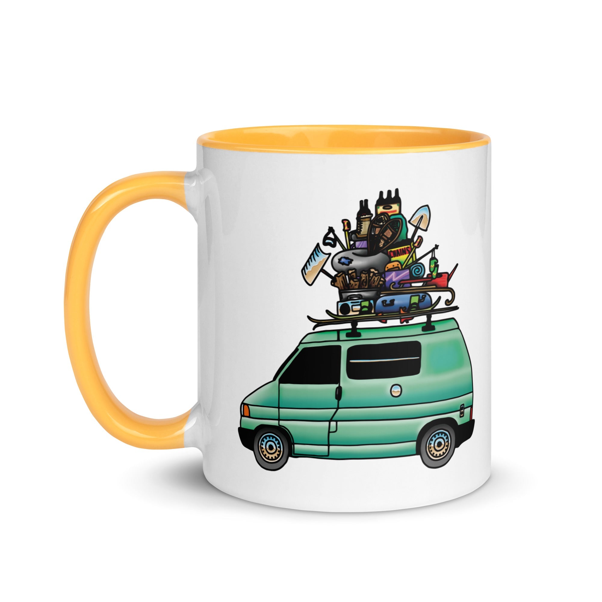 RAD Eurovan Mug with Color Inside - OVERLANDERS Outfitter