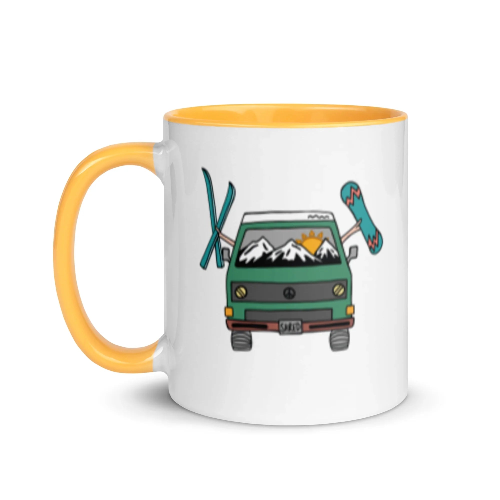 Shred Van Mug with Color Inside - OVERLANDERS Outfitter