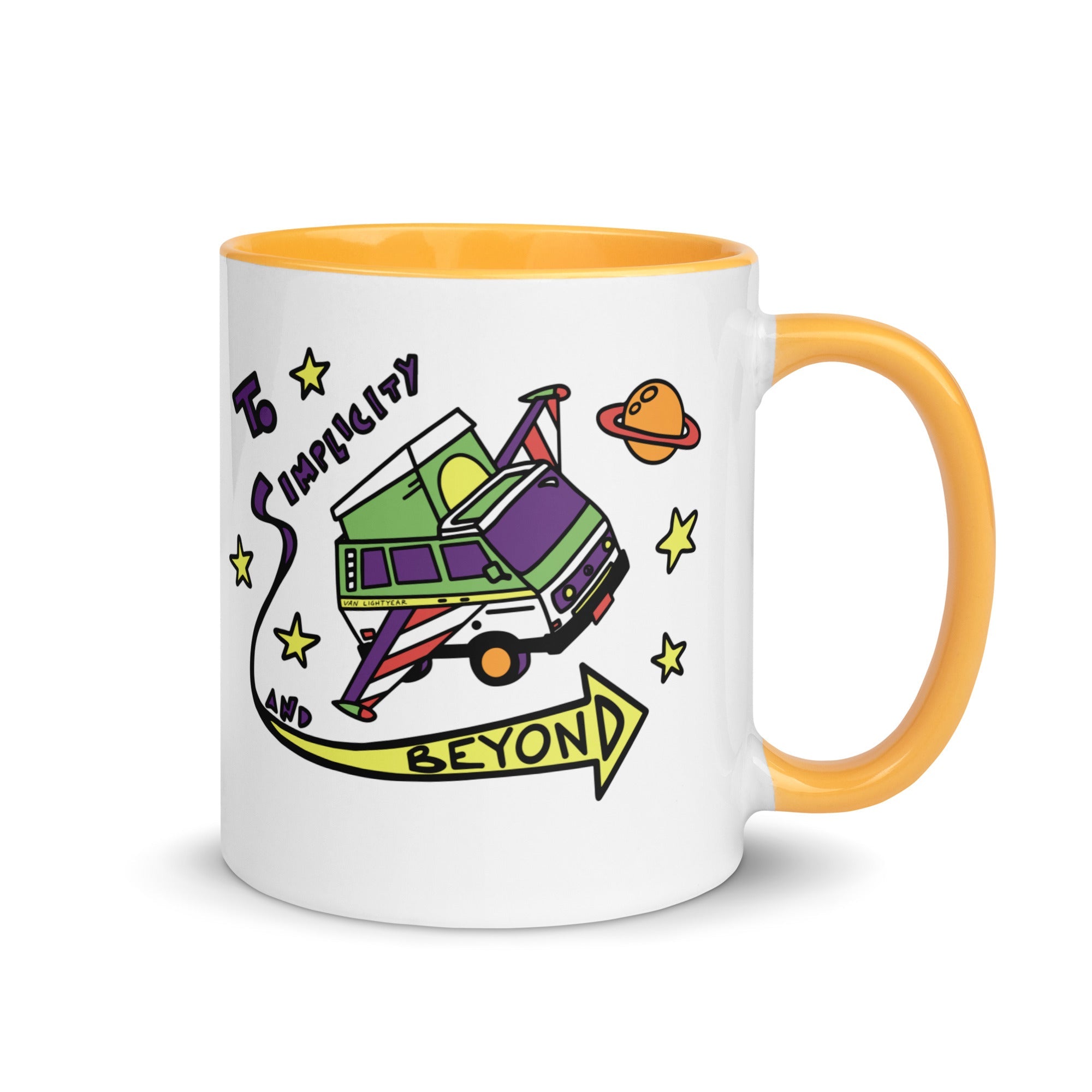 Van Lightyear Mug with Color Inside - OVERLANDERS Outfitter