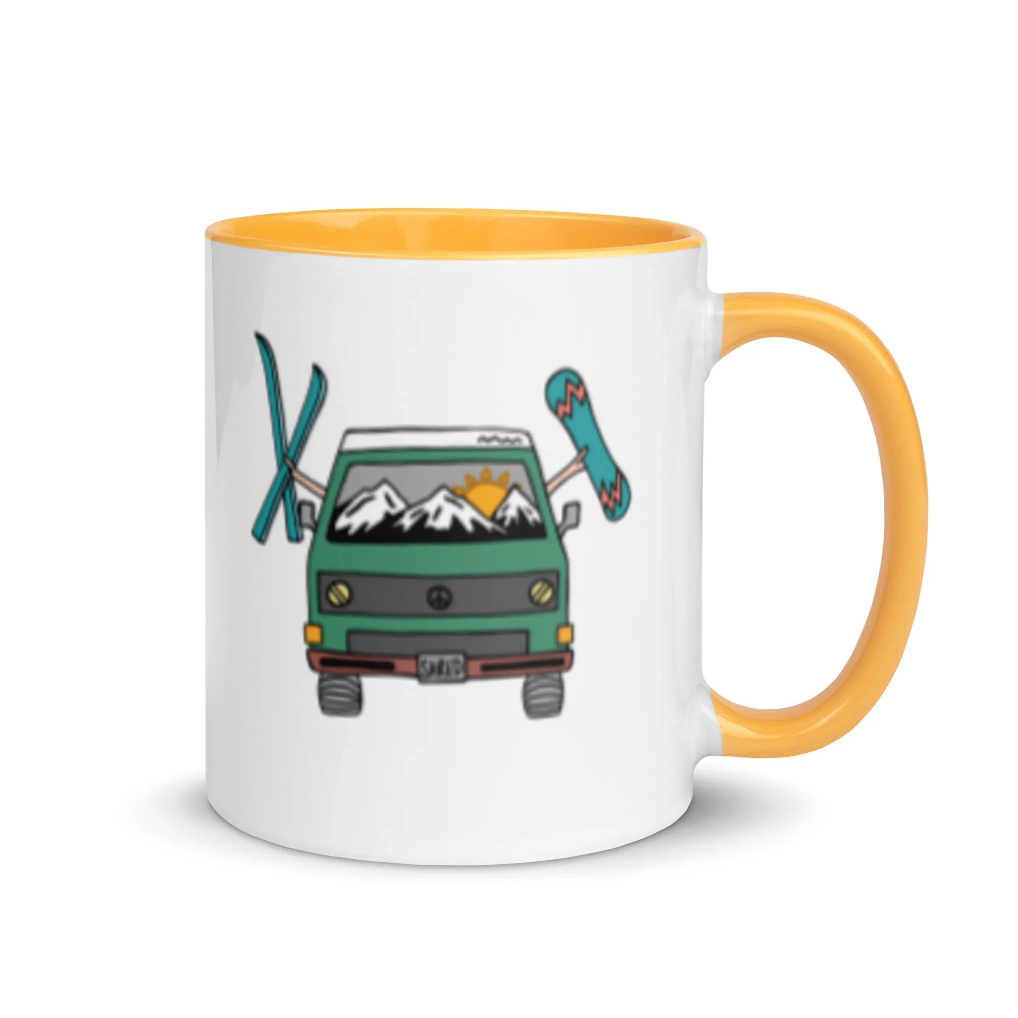 Shred Van Mug with Color Inside - OVERLANDERS Outfitter