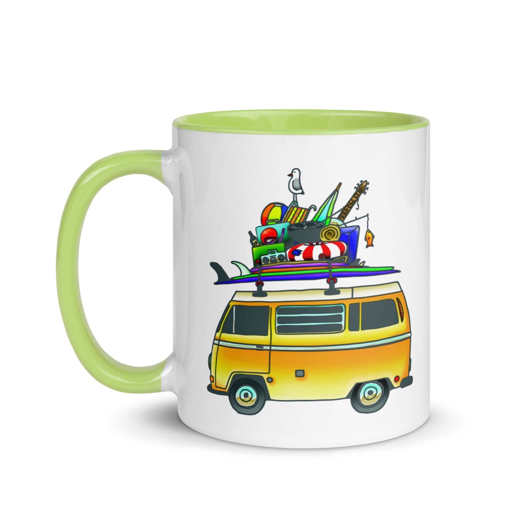 RAD Bus Mug with Color Inside - OVERLANDERS Outfitter